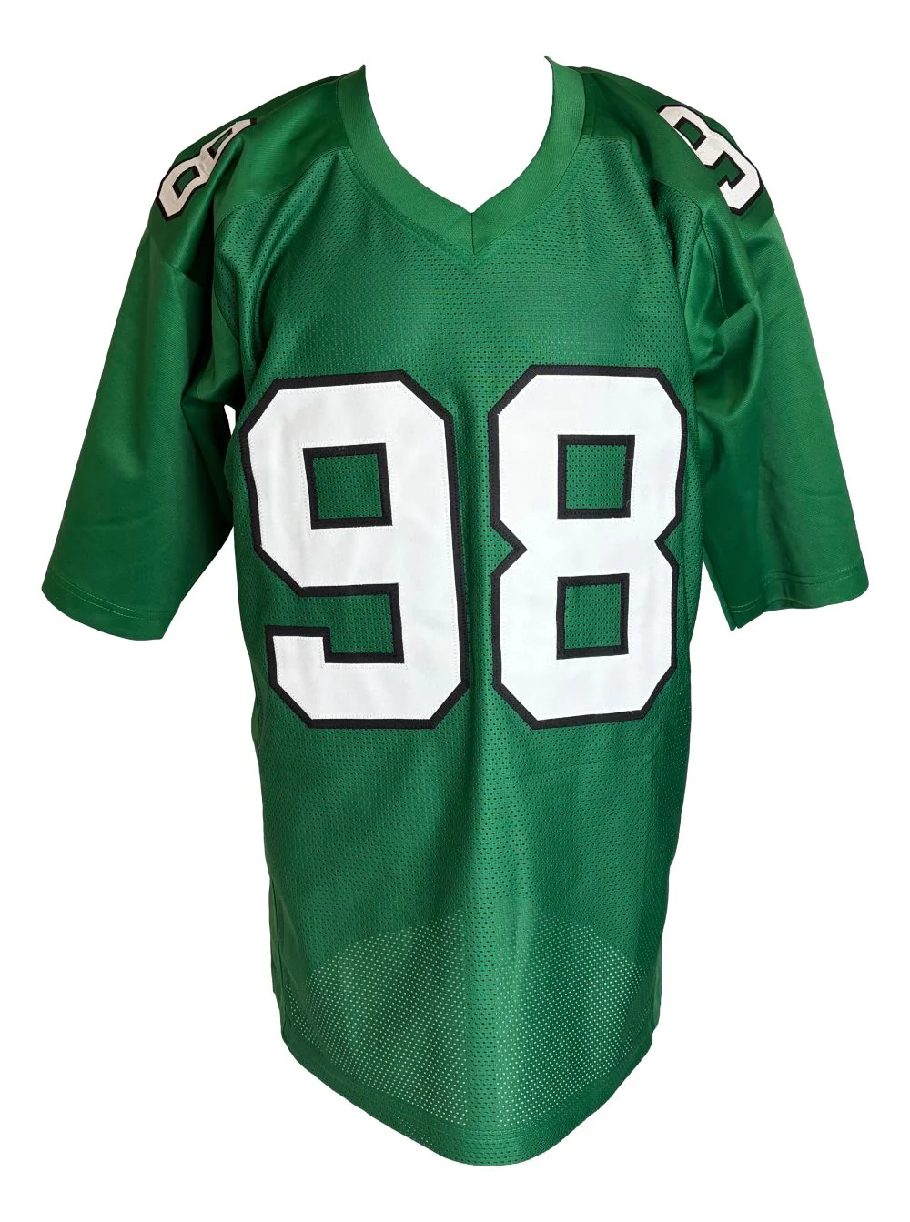 Jalen Carter Philadelphia Signed Kelly Green Football Jersey JSA QR Hologram - Image 3
