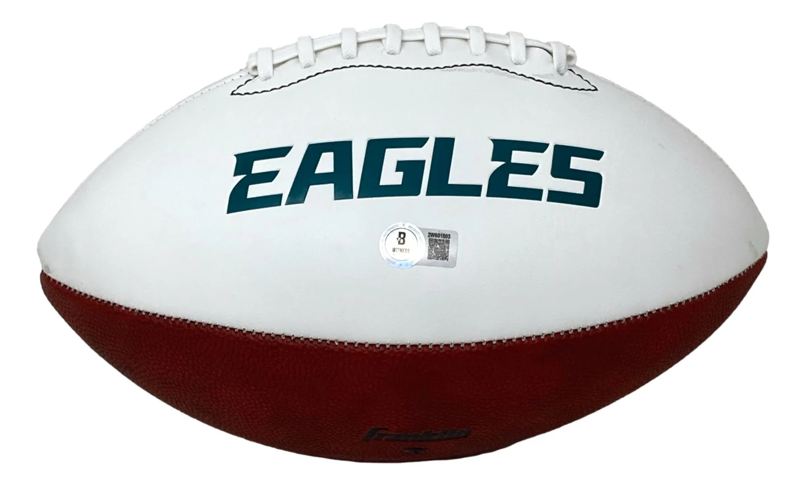 Jalen Carter Signed Philadelphia Eagles Logo Football BAS w/ Super Bowl 59 LIX Case - Image 3