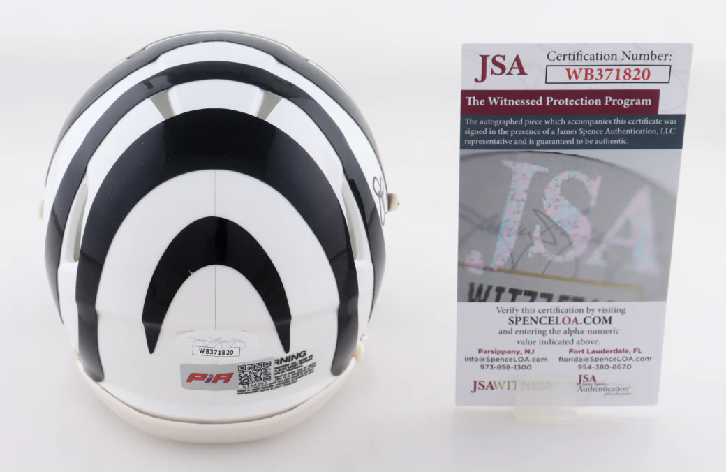 Ja'Marr Chase Signed Bengals Alternative Speed Mini Helmet - JSA - Image 2