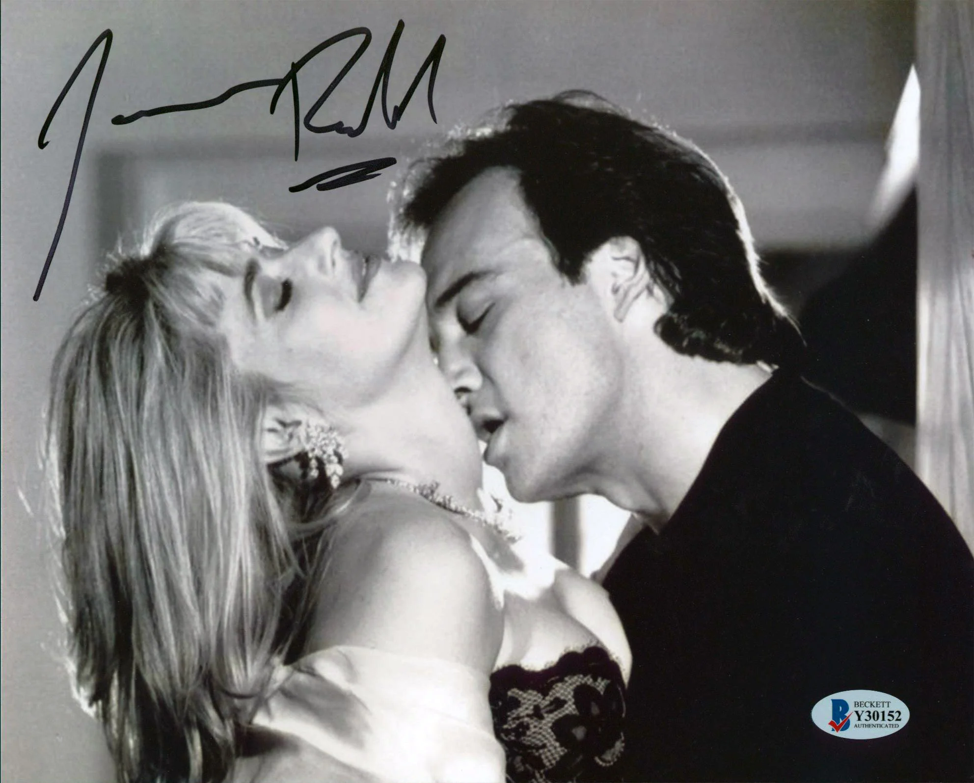 James Belushi Traces of Red Authentic Signed 8x10 B&W Photo BAS #Y30152 - Image 2