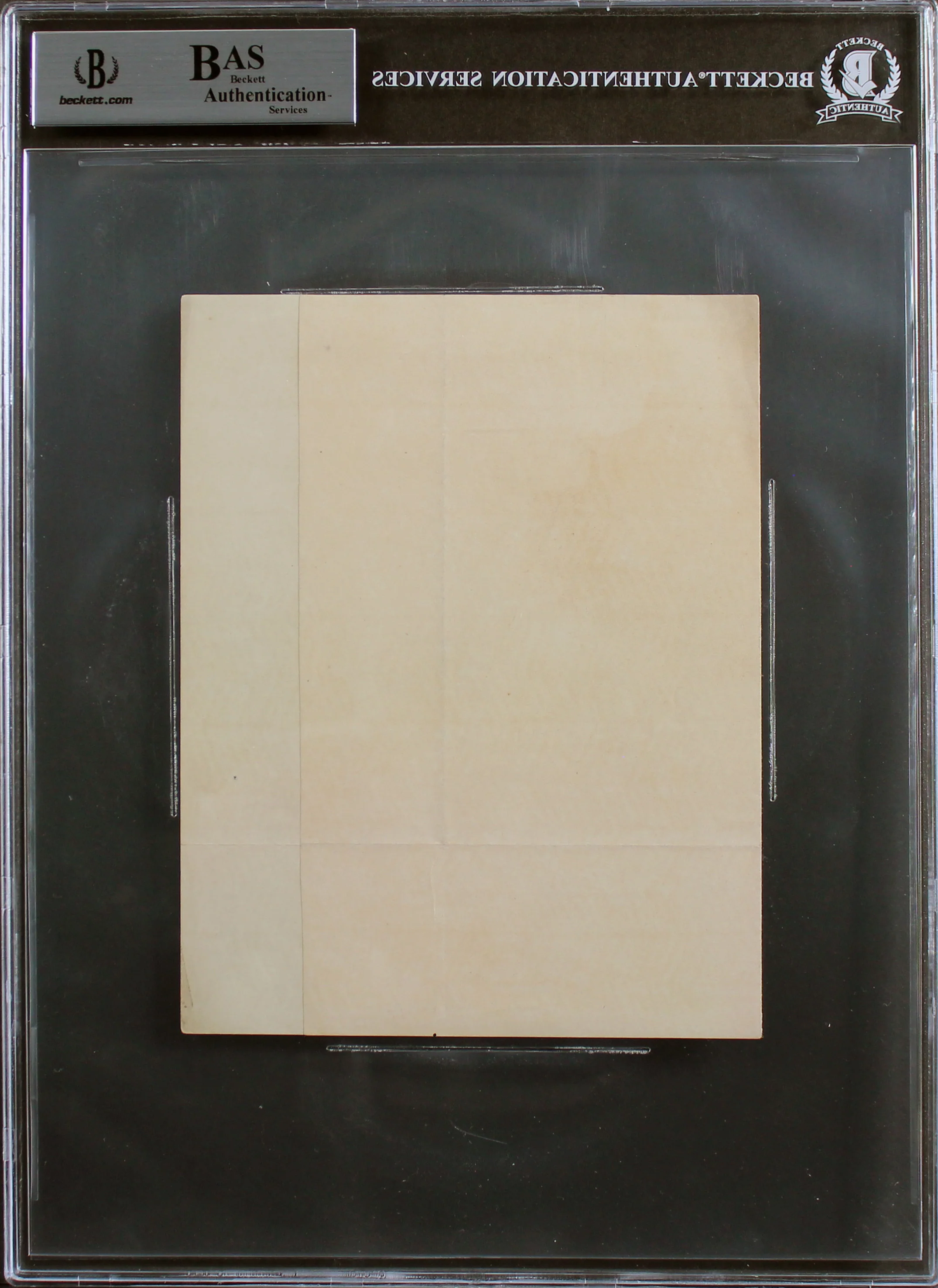 James Buchanan Authentic Signed 5.5x7 1867 Handwritten Letter BAS Slabbed - Image 3