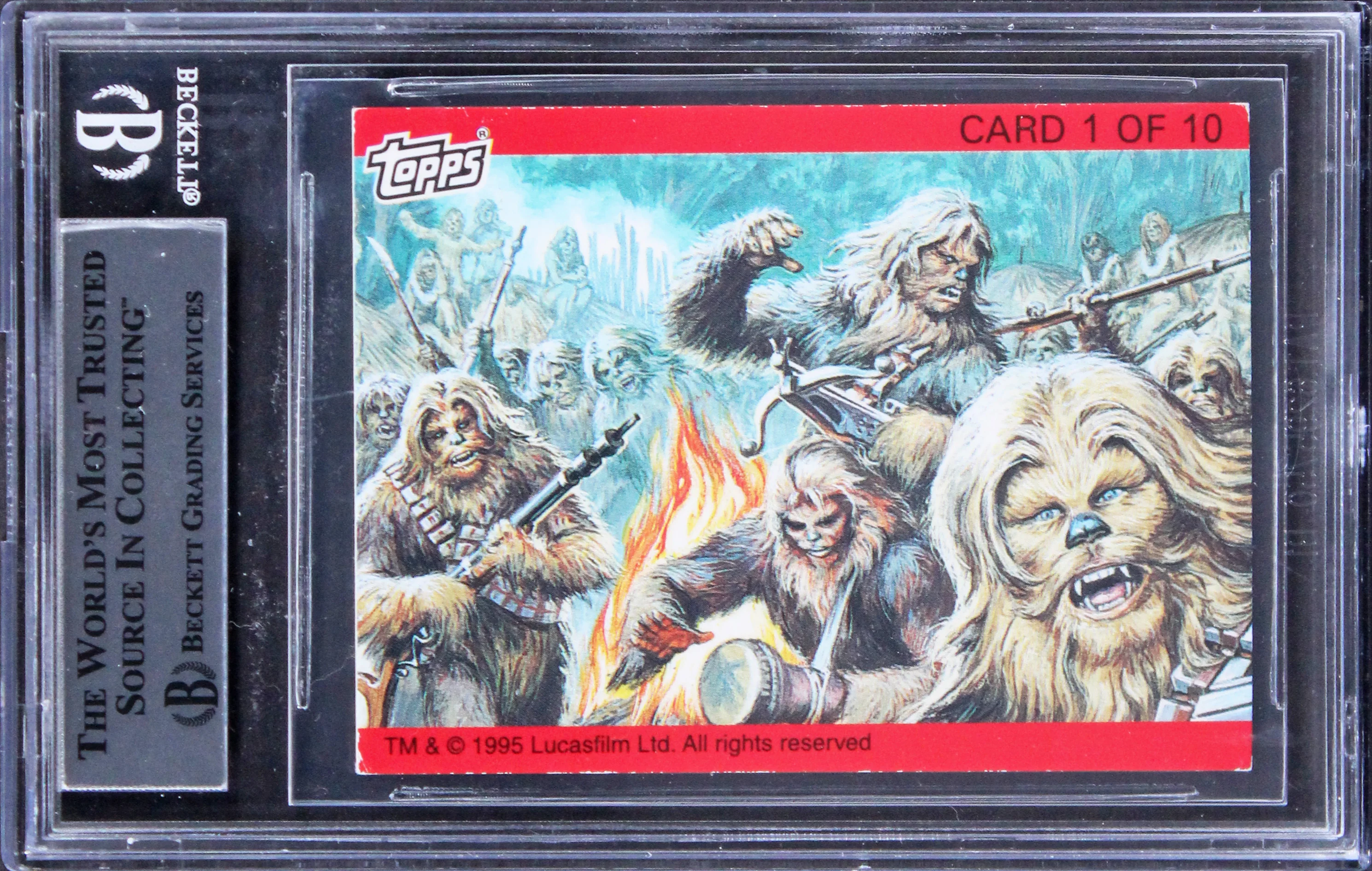 James Earl Jones & David Prowse Signed 1995 Star Wars CHL #1 Card BAS Slabbed - Image 3