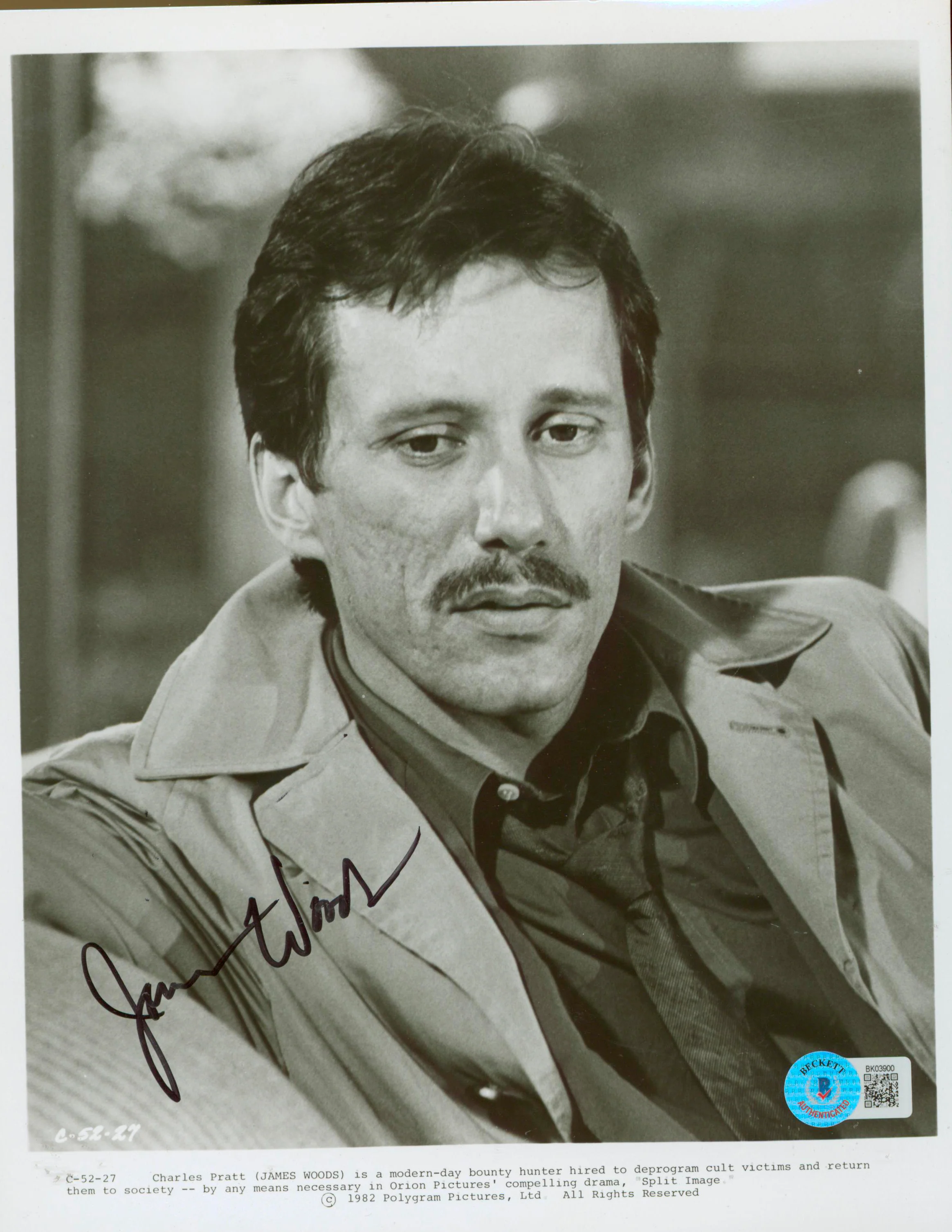James Woods Split Image Authentic Signed 8x10 Photo Autographed BAS #BK03900 - Image 2
