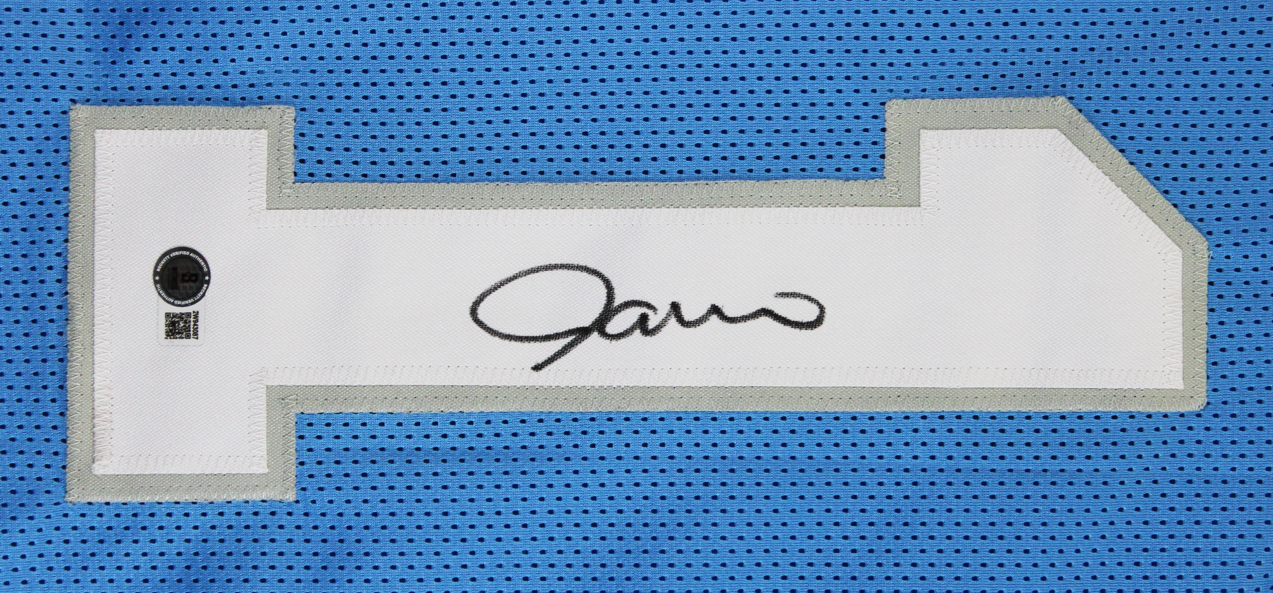 Jameson Williams Authentic Signed Blue Pro Style Jersey BAS Witnessed 3 - Image 3