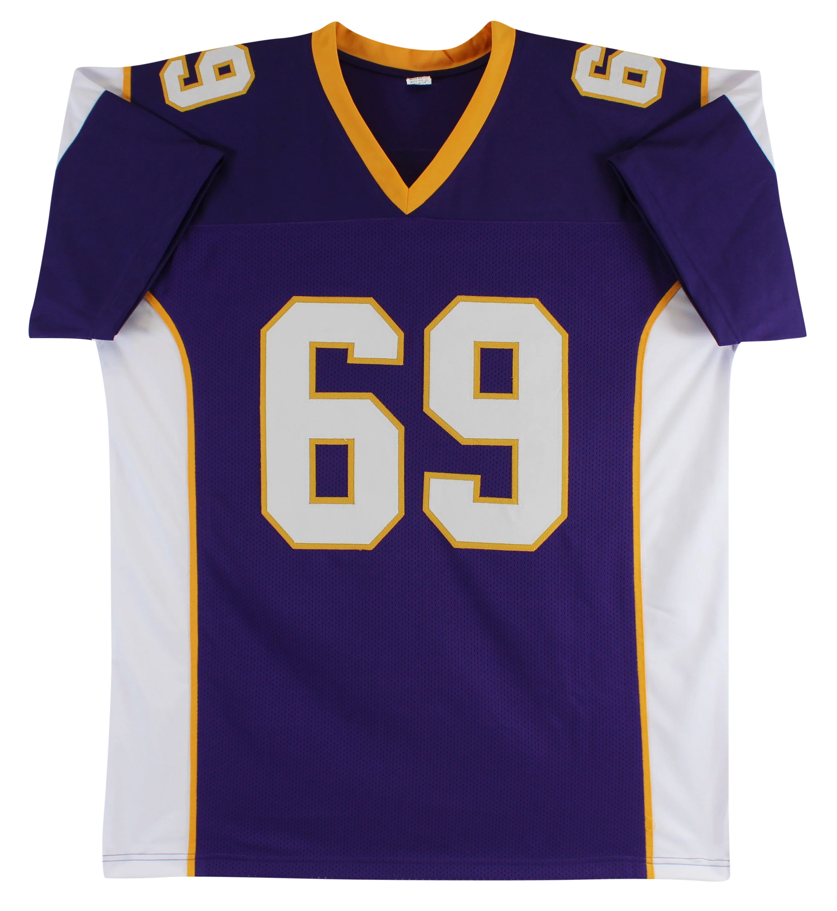 Jared Allen Authentic Signed Purple Pro Style Jersey Autographed BAS Witnessed - Image 4