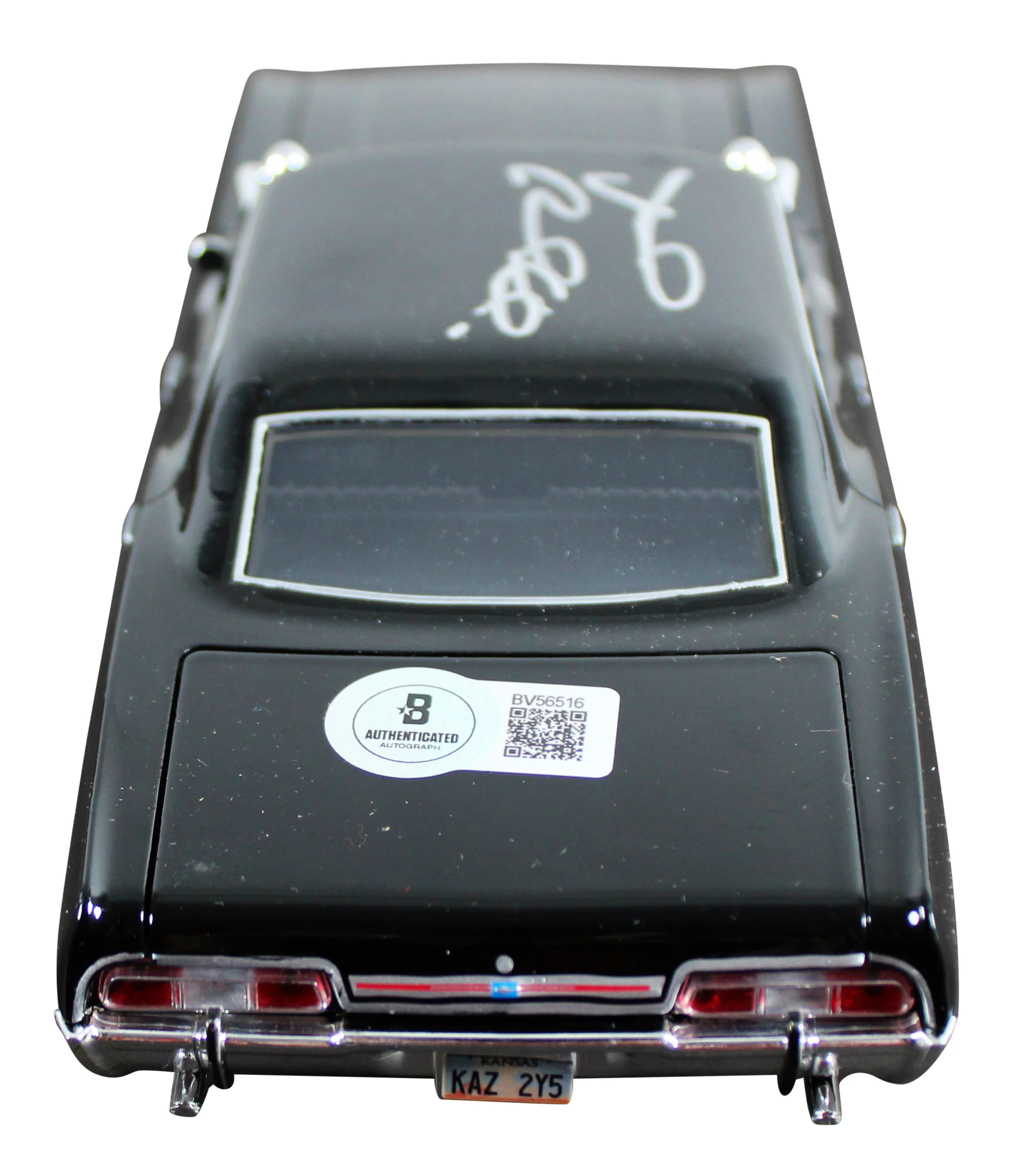 Jared Padalecki Supernatural Signed 1967 Impala 1:24 Die Cast Car BAS #BV56516 - Image 6