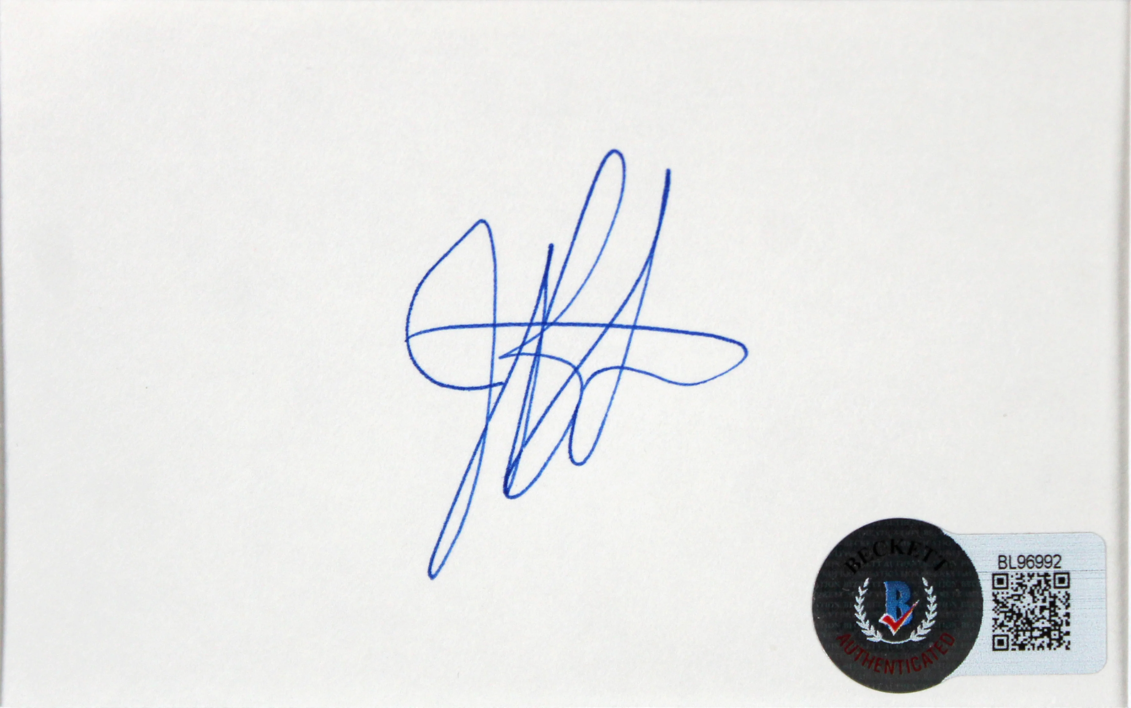 Jason Bateman & Laura Linney Ozark Signed Index Card Framed Display BAS #BL96992 - Image 3