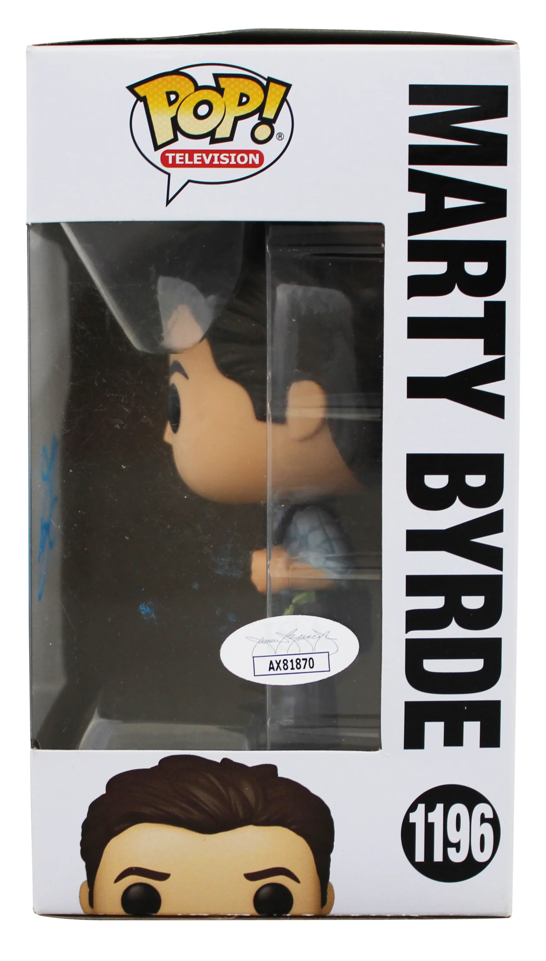 Jason Bateman Ozark Signed Marty Byrde #1196 Funko Pop Vinyl Figure JSA #AX81870 - Image 4