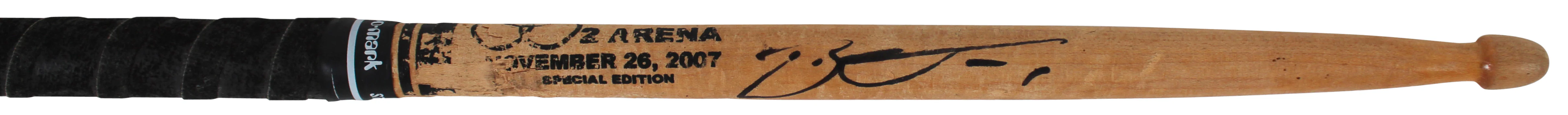 Jason Bonham Led Zeppelin Signed 12/10/2007 O2 Arena Stage Used Drumstick BAS - Image 8