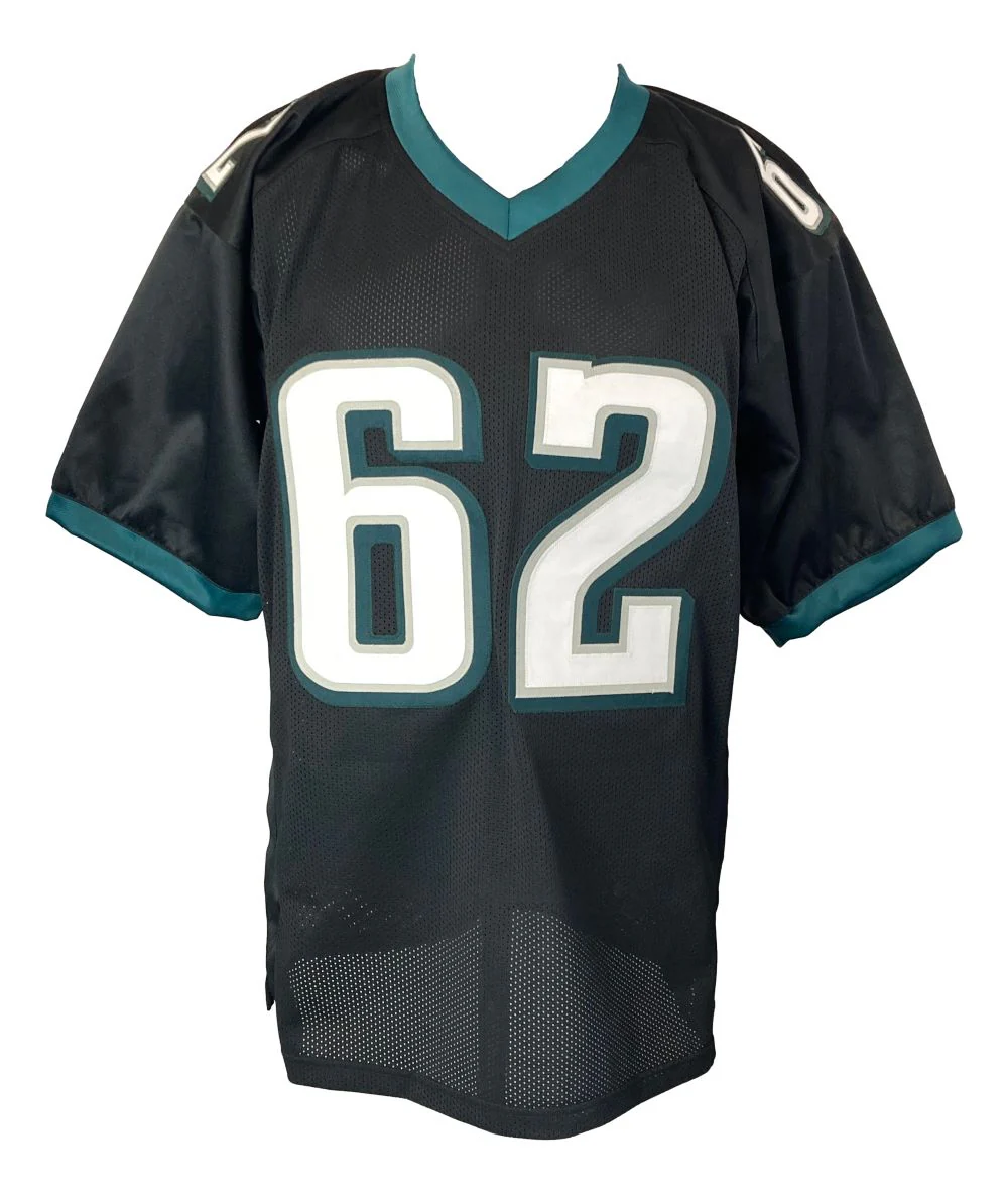 Jason Kelce Philadelphia Signed Black Football Jersey PSA ITP Hologram - Image 3