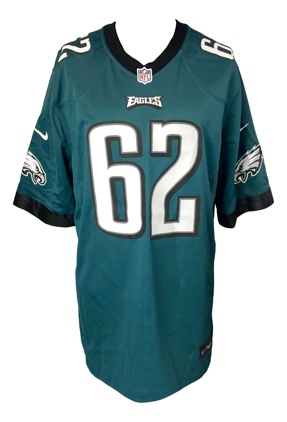 Jason Kelce Signed Philadelphia Eagles Nike Game Replica Jersey PSA ITP Hologram - Image 3