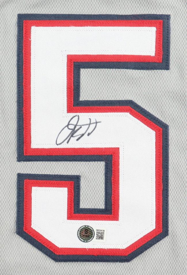 Jason Kidd New Jersey Signed Gray Basketball Jersey BAS - Image 2