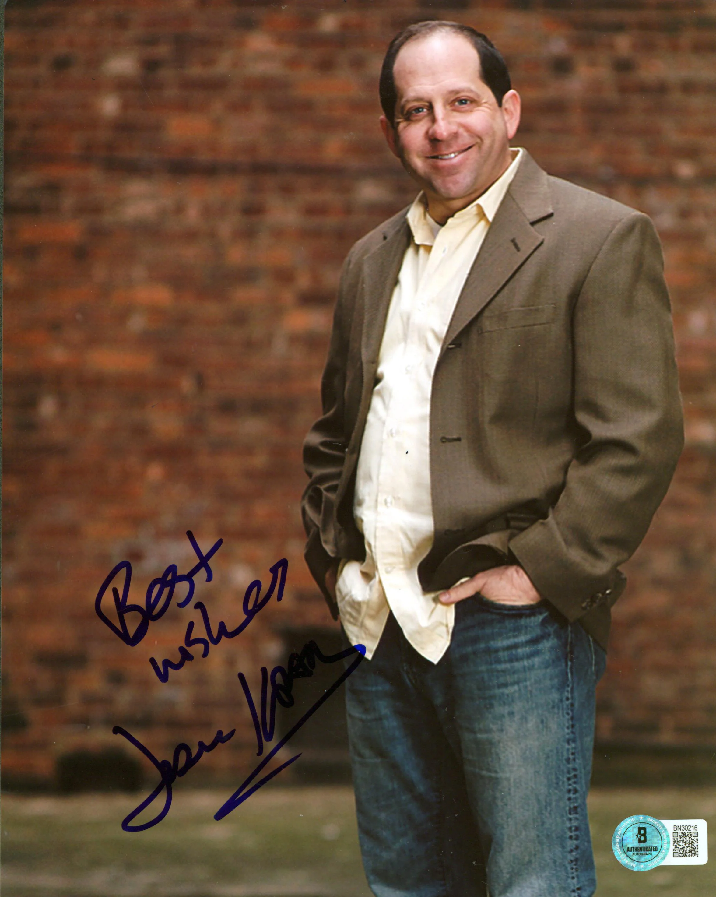 Jason Kravits The Practice "Best Wishes" Signed 8x10 Photo BAS #BN30216 - Image 2