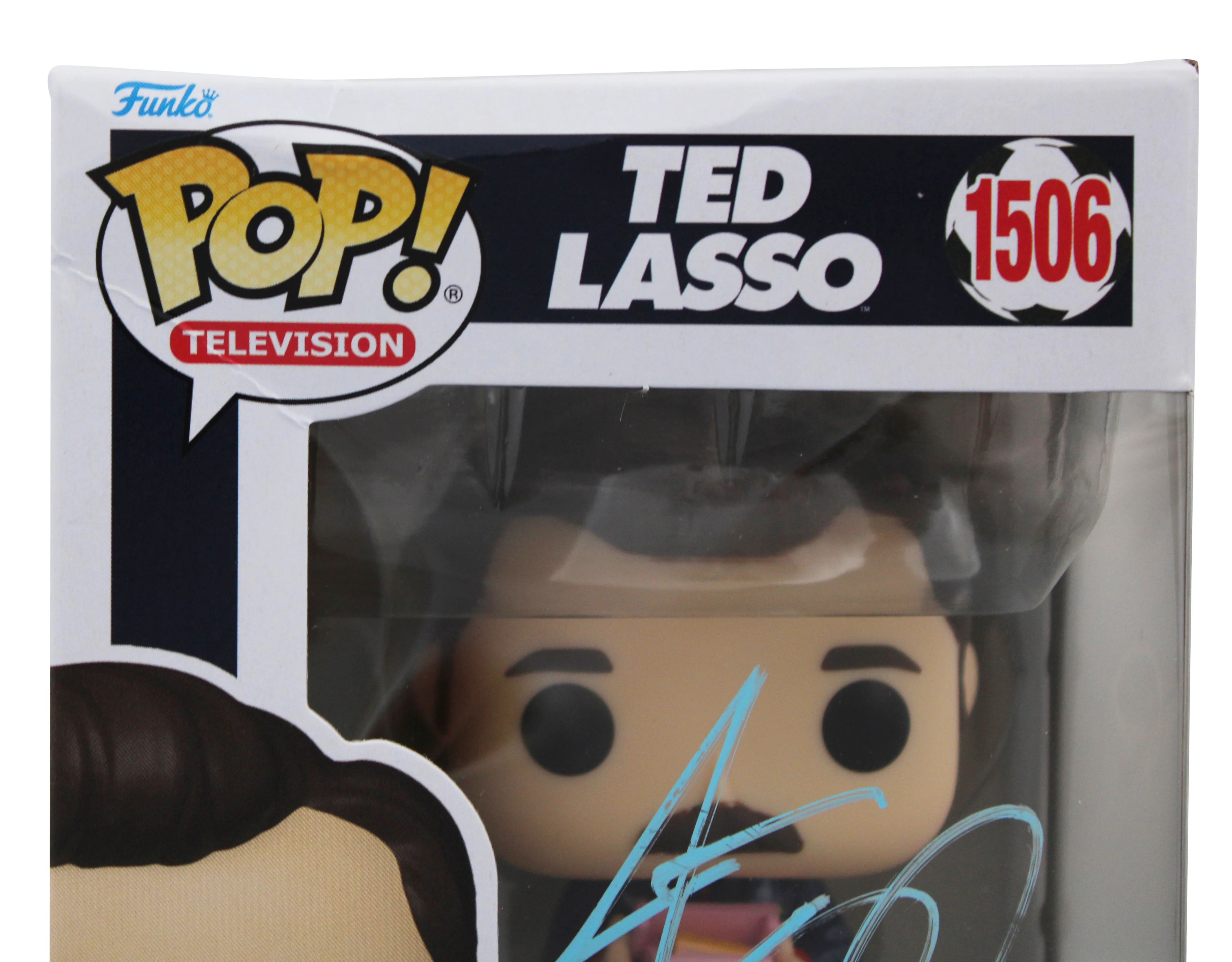Jason Sudeikis Signed Ted Lasso #1506 Funko Pop Vinyl Figure BAS #BR82403 - Image 3