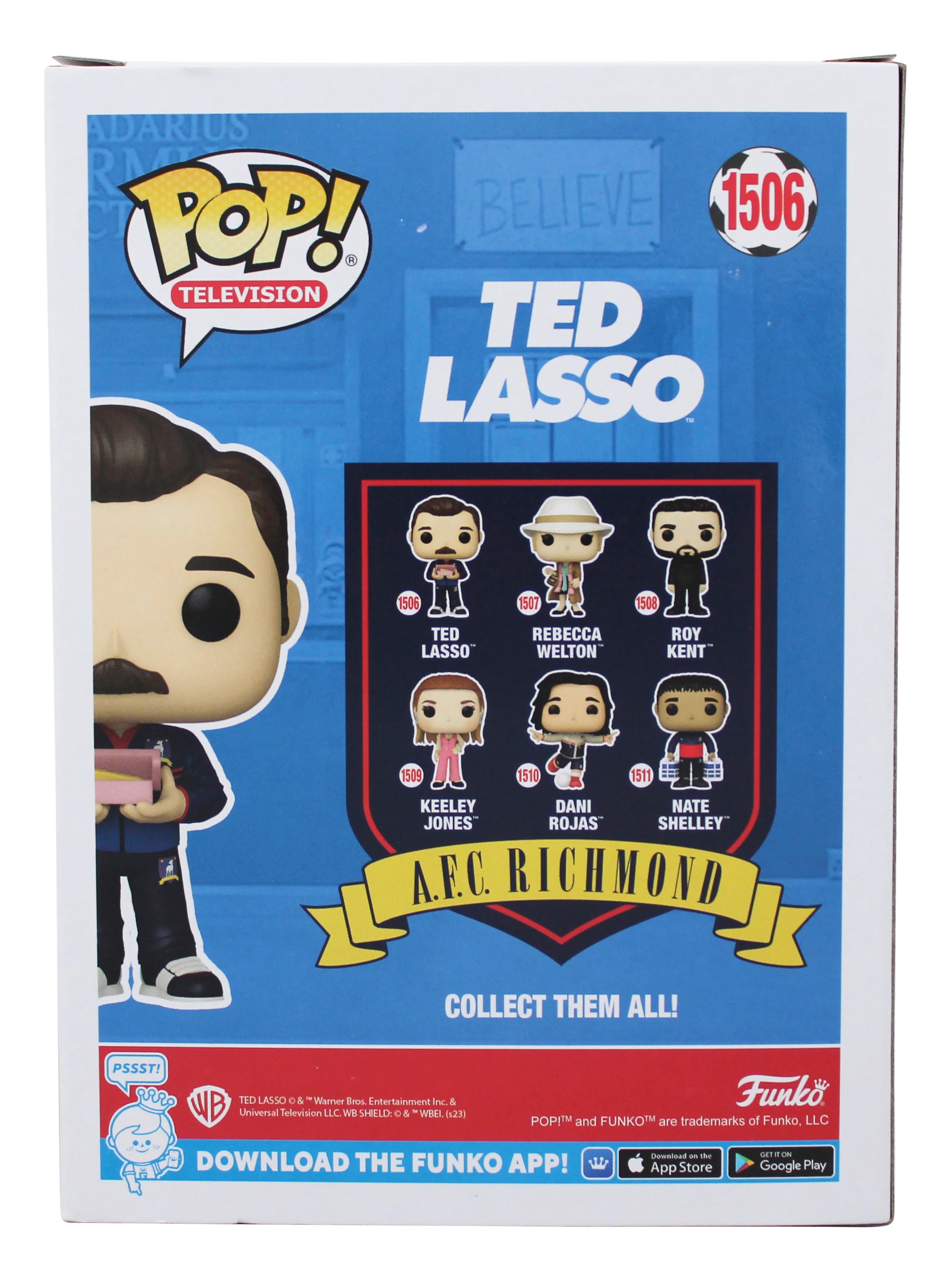 Jason Sudeikis Signed Ted Lasso #1506 Funko Pop Vinyl Figure BAS #BR82403 - Image 6