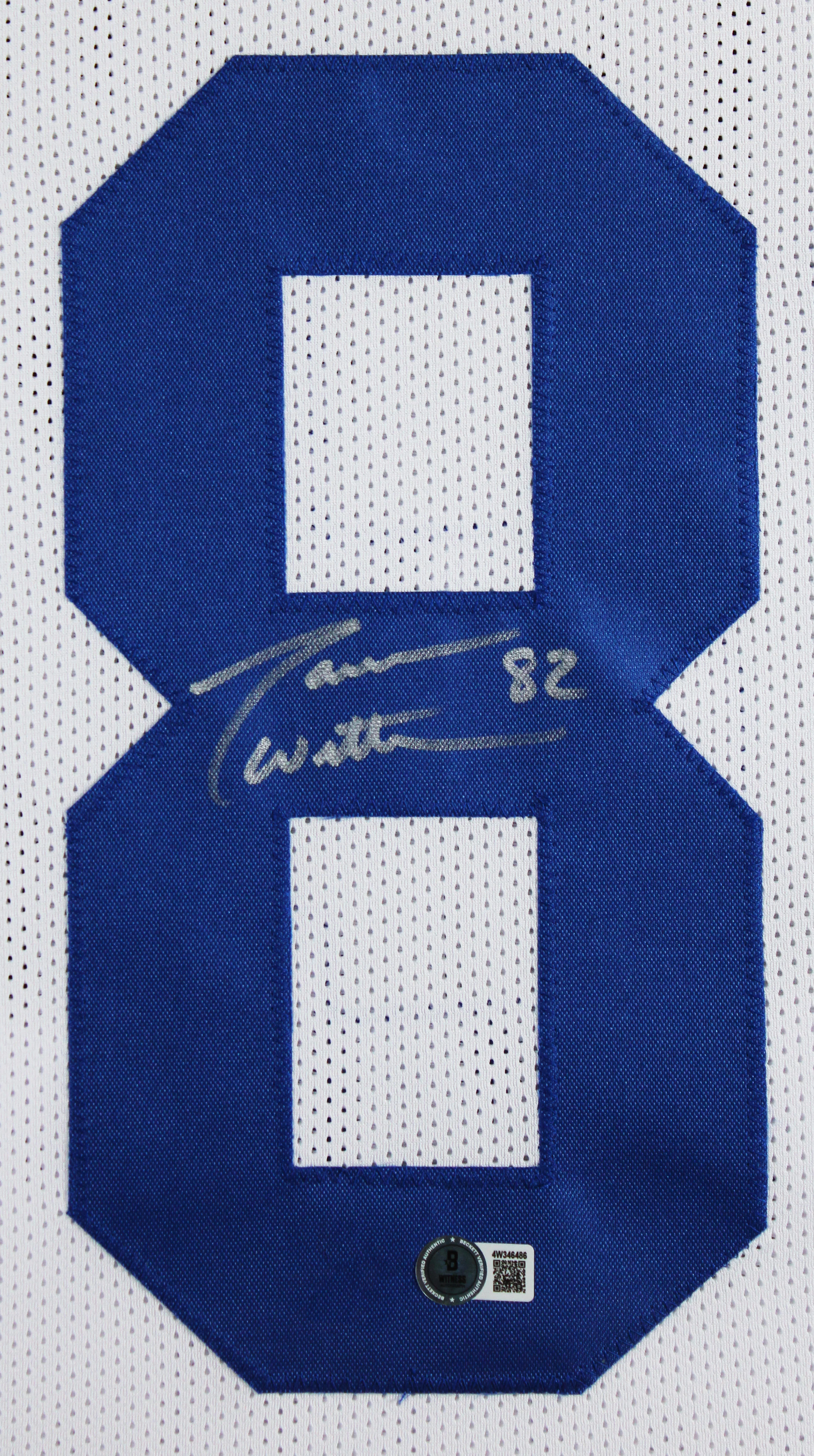 Jason Witten Authentic Signed White Pro Style Framed Jersey BAS Witnessed - Image 3
