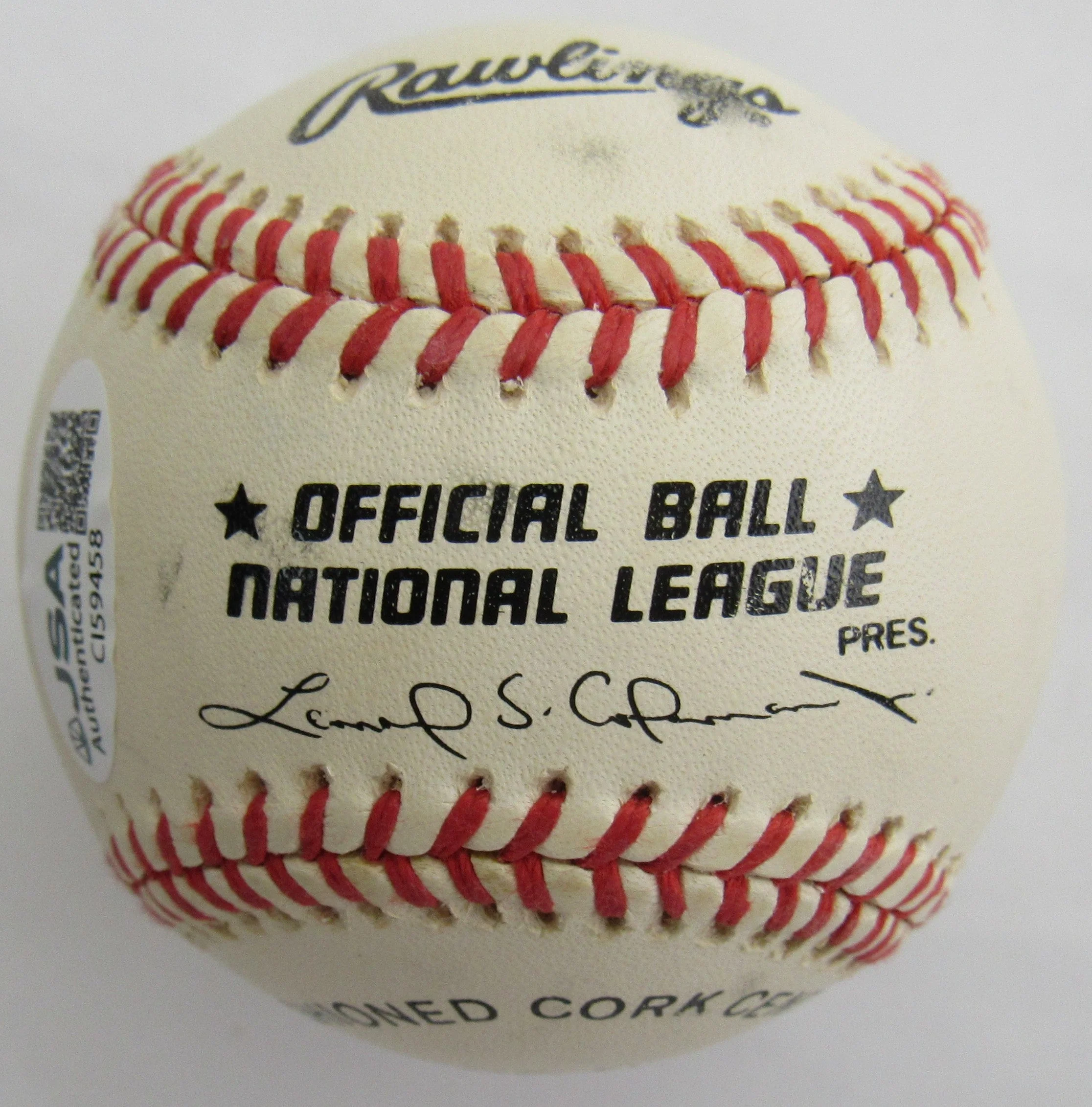 Albert Belle Signed Auto Baseball JSA CI59458 - Image 2