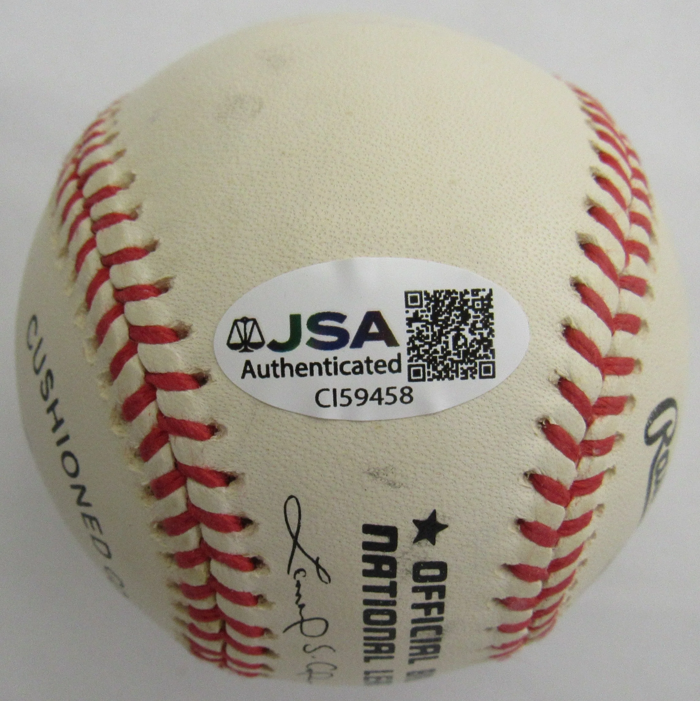 Albert Belle Signed Auto Baseball JSA CI59458 - Image 3