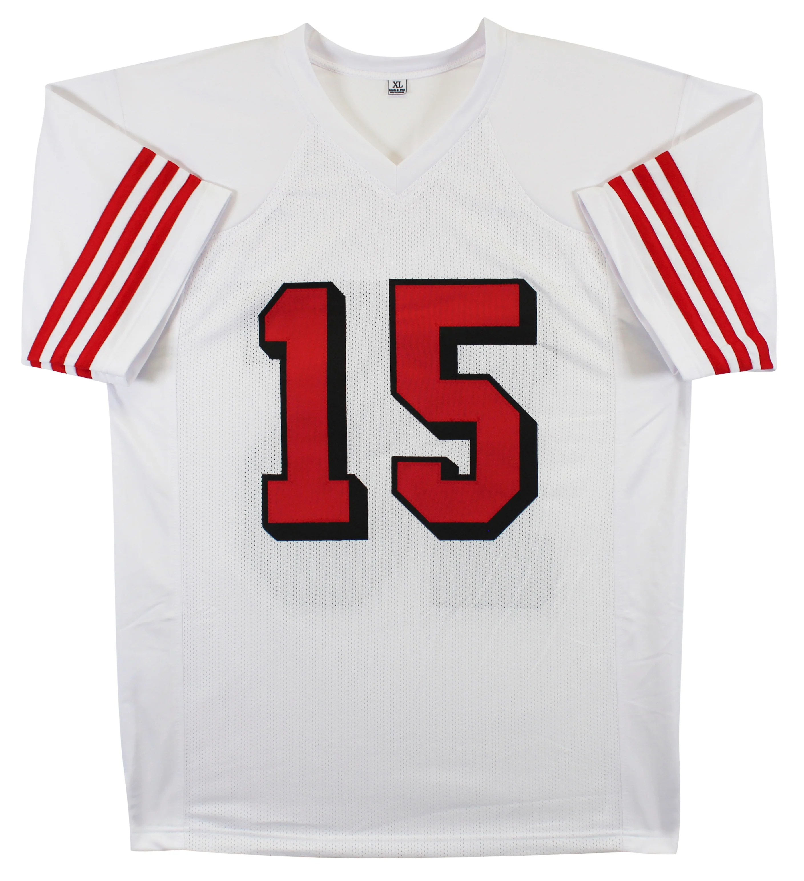 Jauan Jennings Authentic Signed White Pro Style Jersey w/ Dropshadow BAS - Image 4
