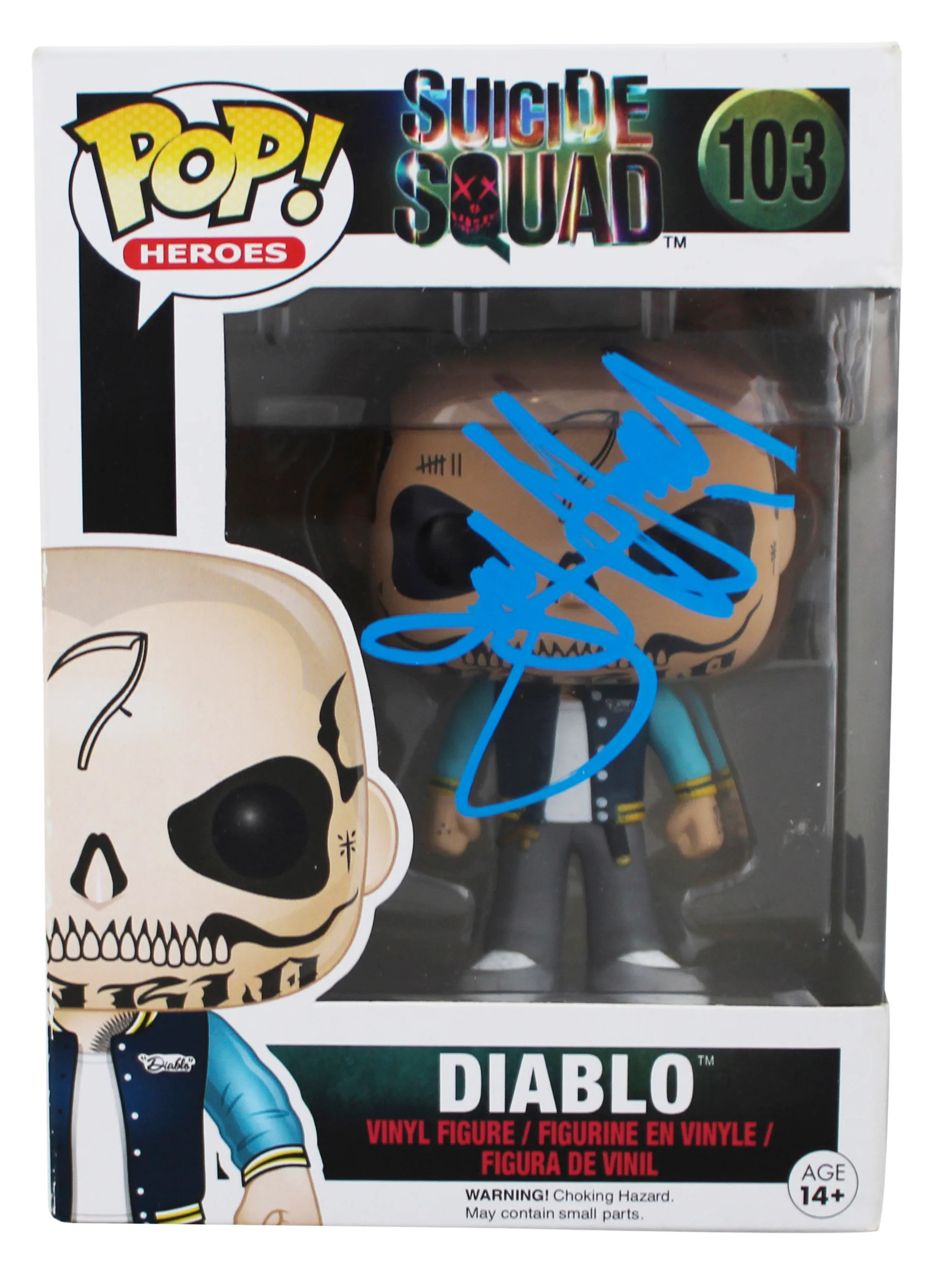 Jay Hernandez Suicide Squad Signed Diablo #103 Funko Pop Figure BAS #BT57793 - Image 2