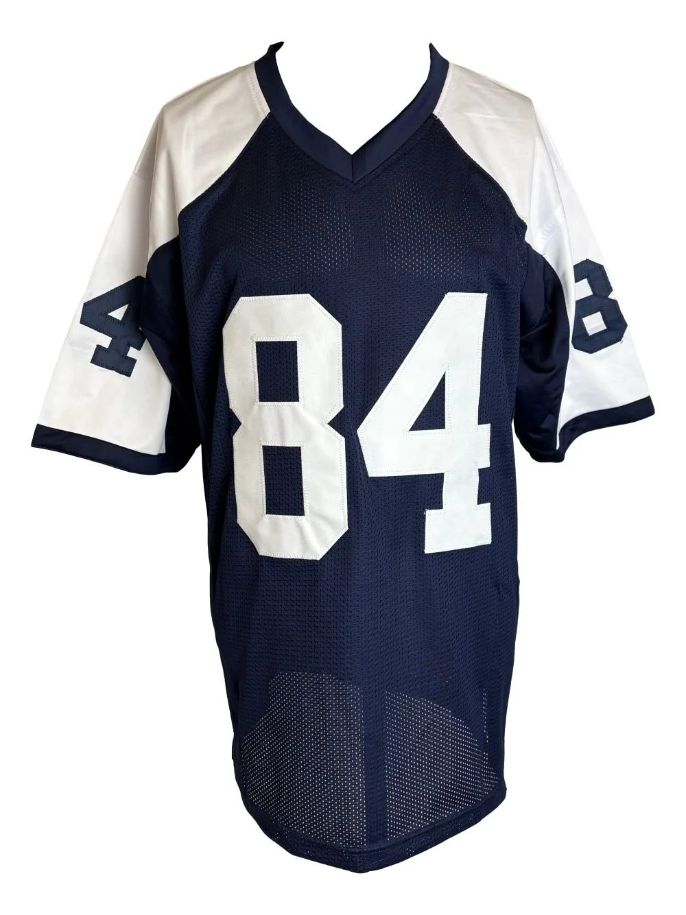Jay Novacek Dallas Signed Alternate Navy Football Jersey JSA Hologram - Image 3