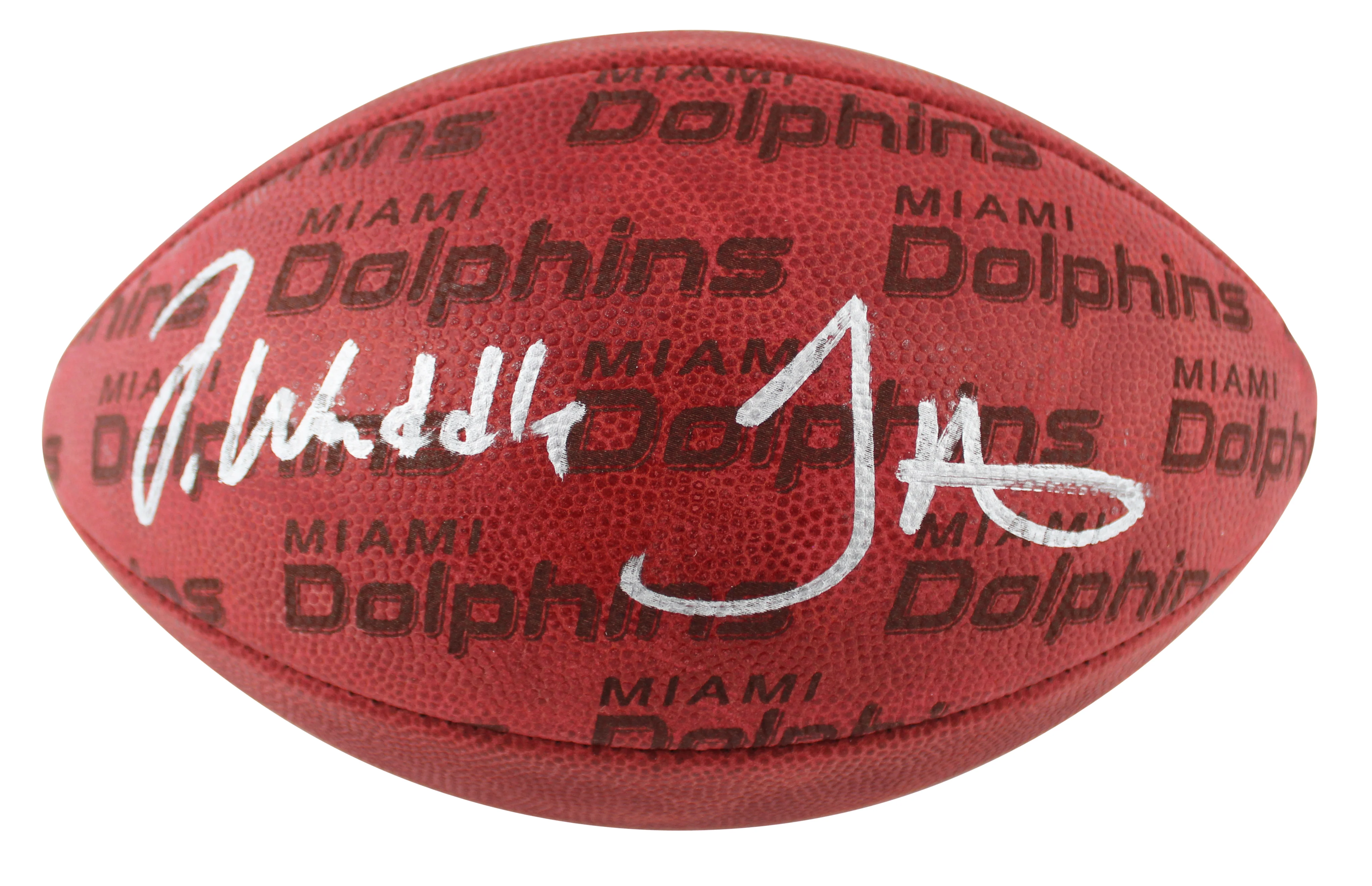 Jaylen Waddle & Tyreek Hill Signed Wilson "Duke" Showcase Nfl Football BAS Wit - Image 3