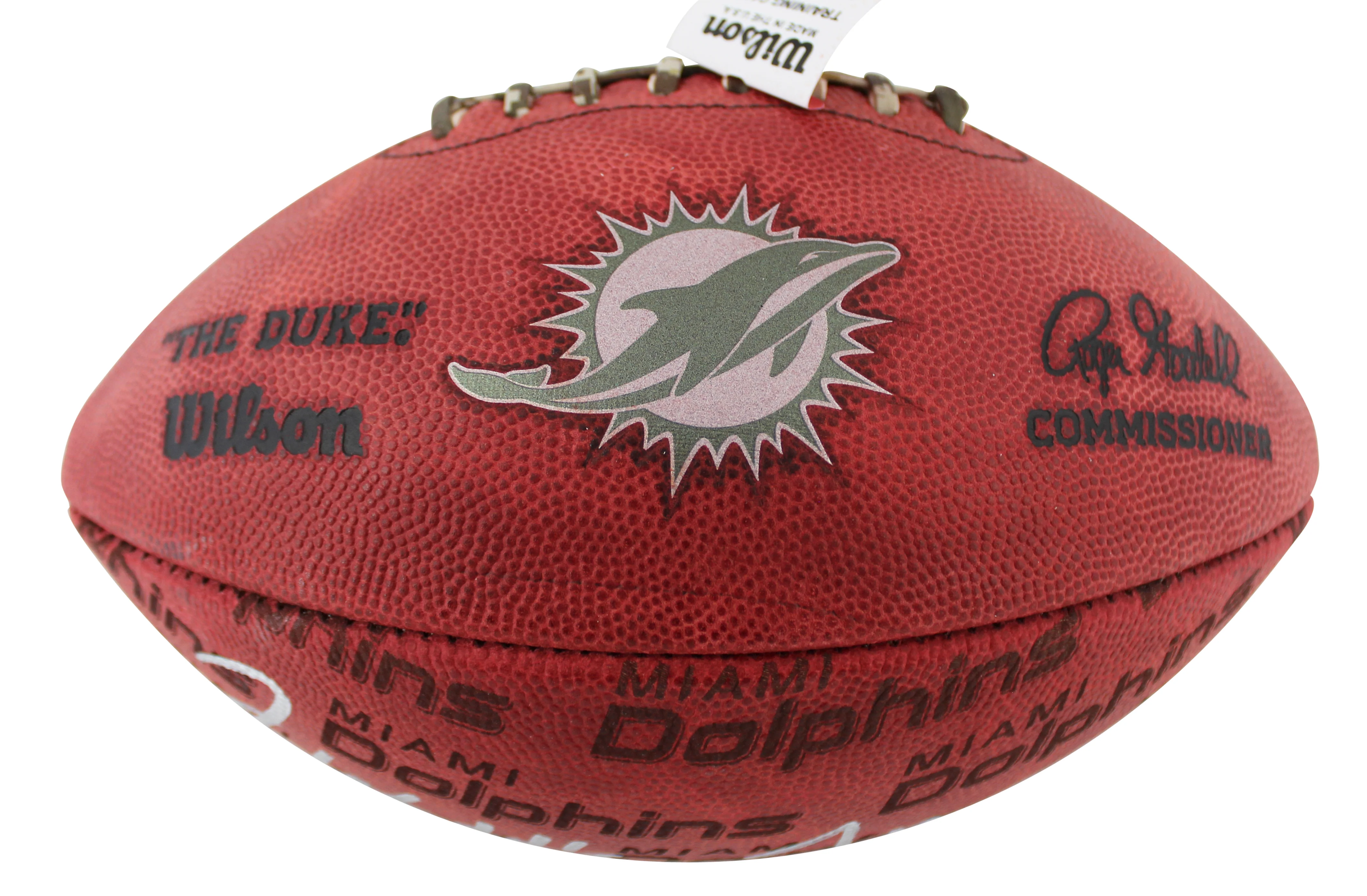 Jaylen Waddle & Tyreek Hill Signed Wilson "Duke" Showcase Nfl Football BAS Wit - Image 4