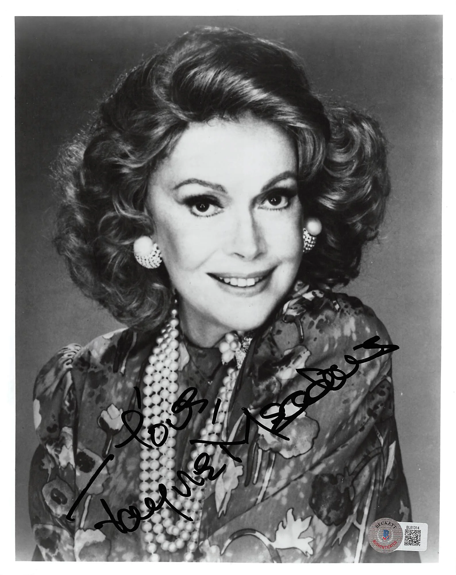 Jayne Meadows It's Not Easy "Love" Signed 8x10 Photo Autographed BAS #BL81314 - Image 2