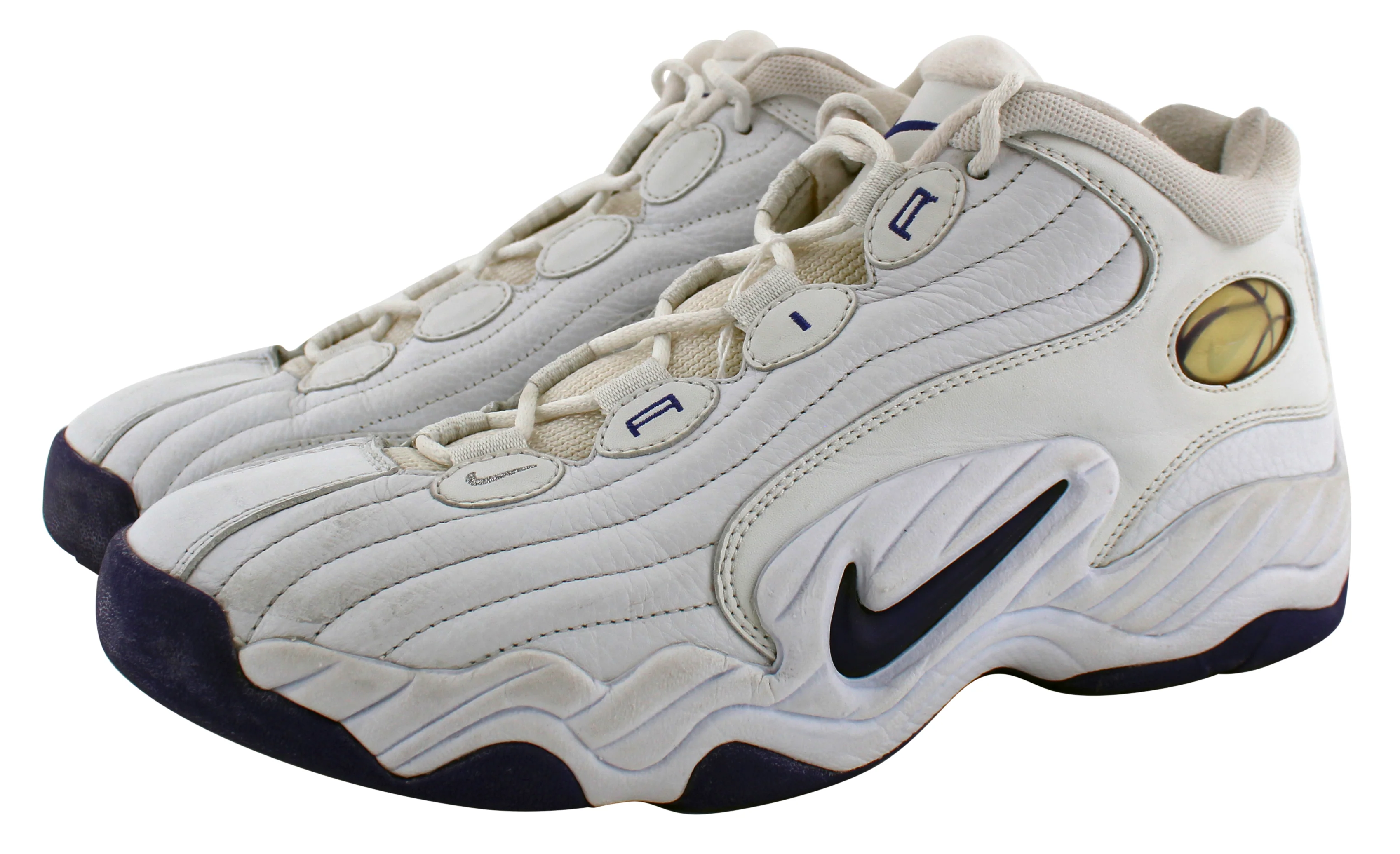 Jazz John Stockton Authentic Signed Game Used Nike Size 12.5 Shoes BAS #AA03719 - Image 7