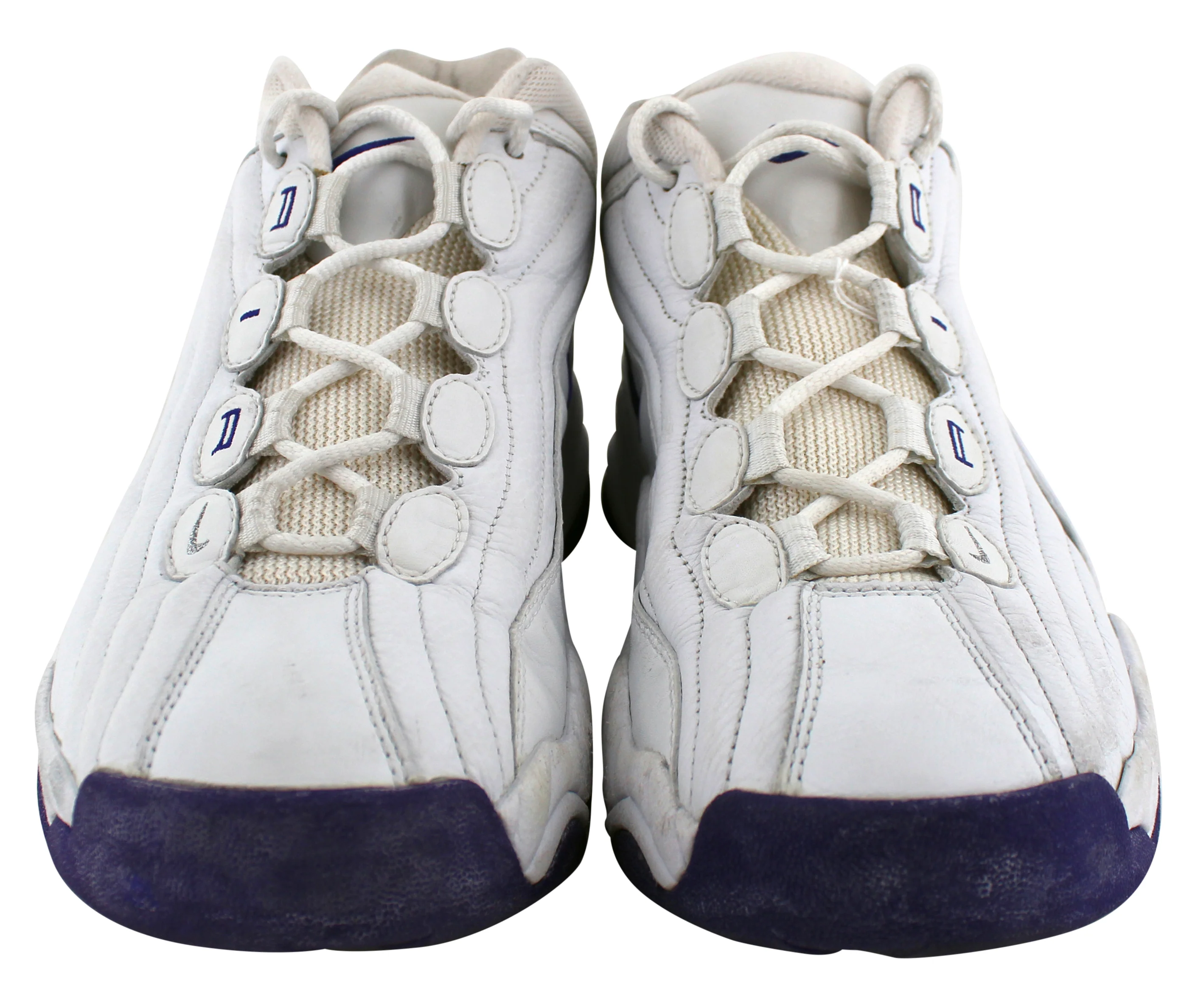Jazz John Stockton Authentic Signed Game Used Nike Size 12.5 Shoes BAS #AA03719 - Image 8