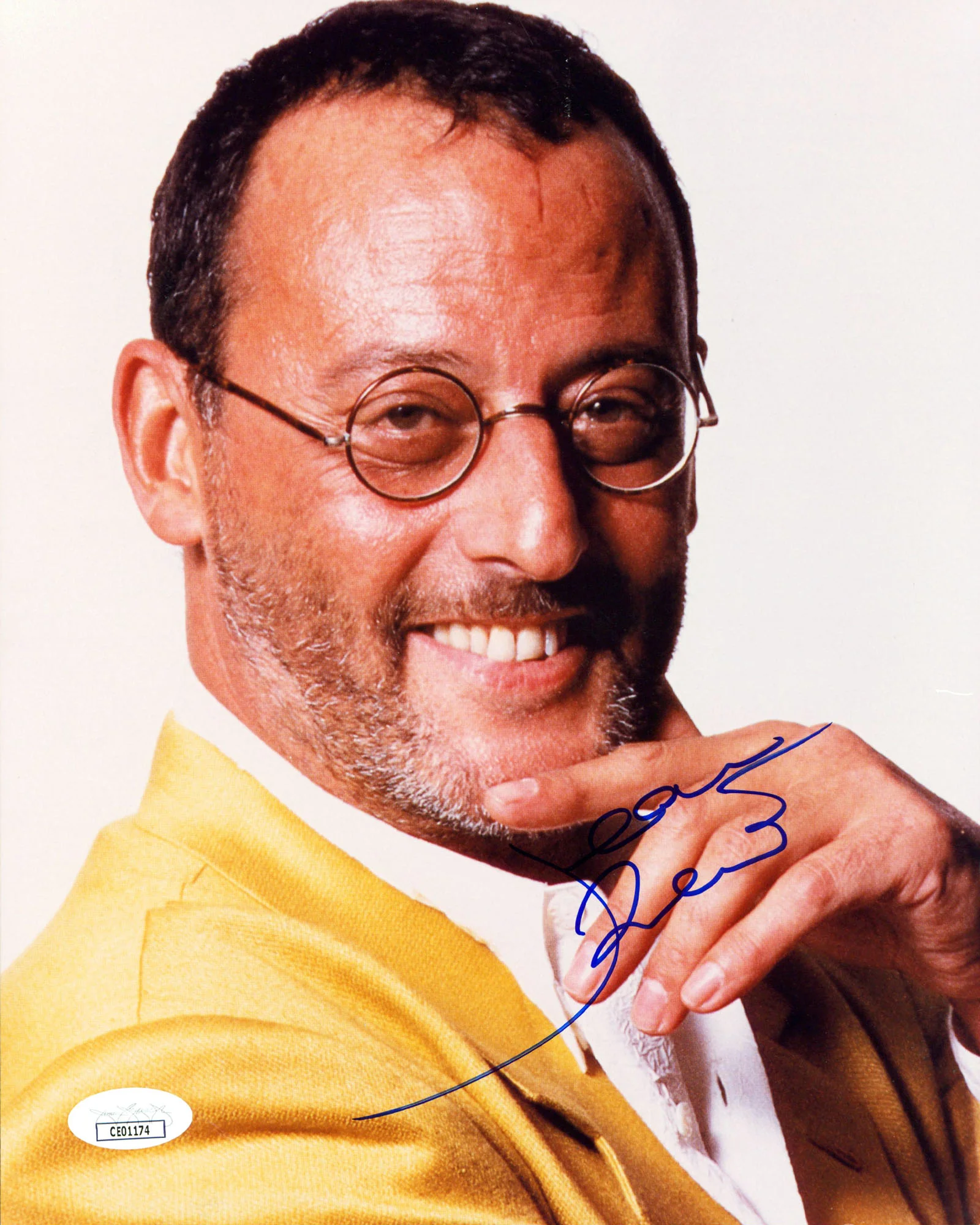 Jean Reno Leon The Professional Signed 8x10 Vertical Photo JSA #CE01174 - Image 2