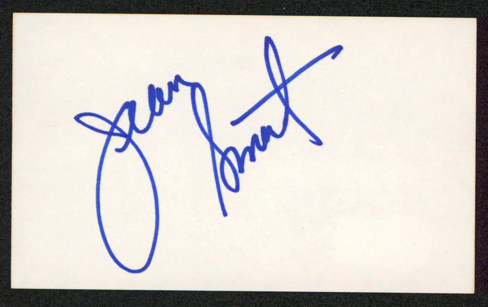 Jean Smart Watchmen Authentic Signed 3x5 Index Card Autographed BAS #BW35499 - Image 2