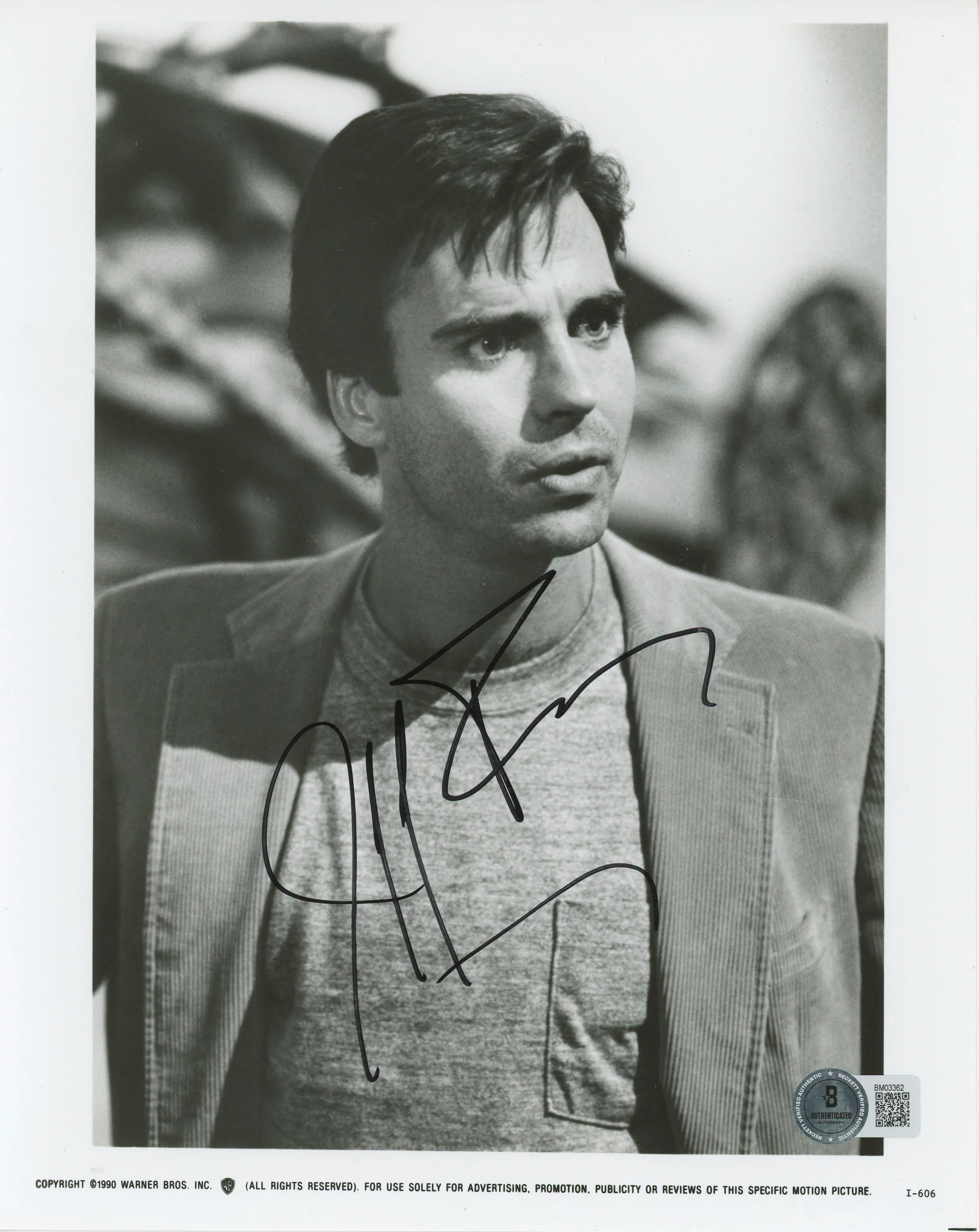 Jeff Fahey LOST Authentic Signed 8x10 Black & White Photo BAS #BM03362 - Image 2