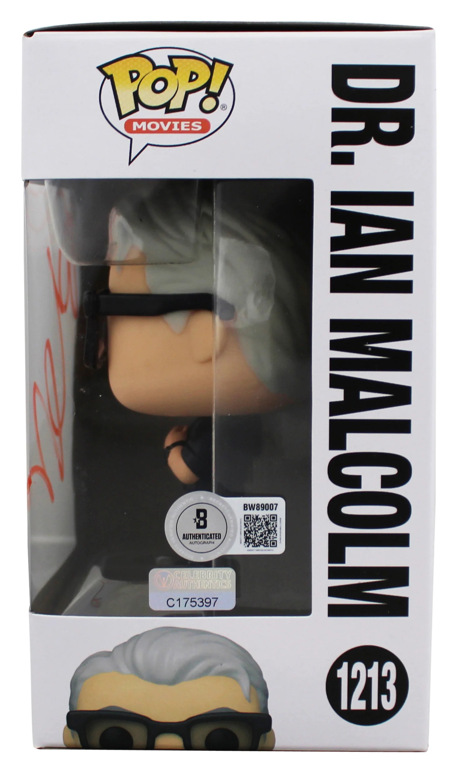 Jeff Goldblum Jurassic World Signed Dr. Ian Malcolm #1213 Funko Pop Figure BAS - Image 4