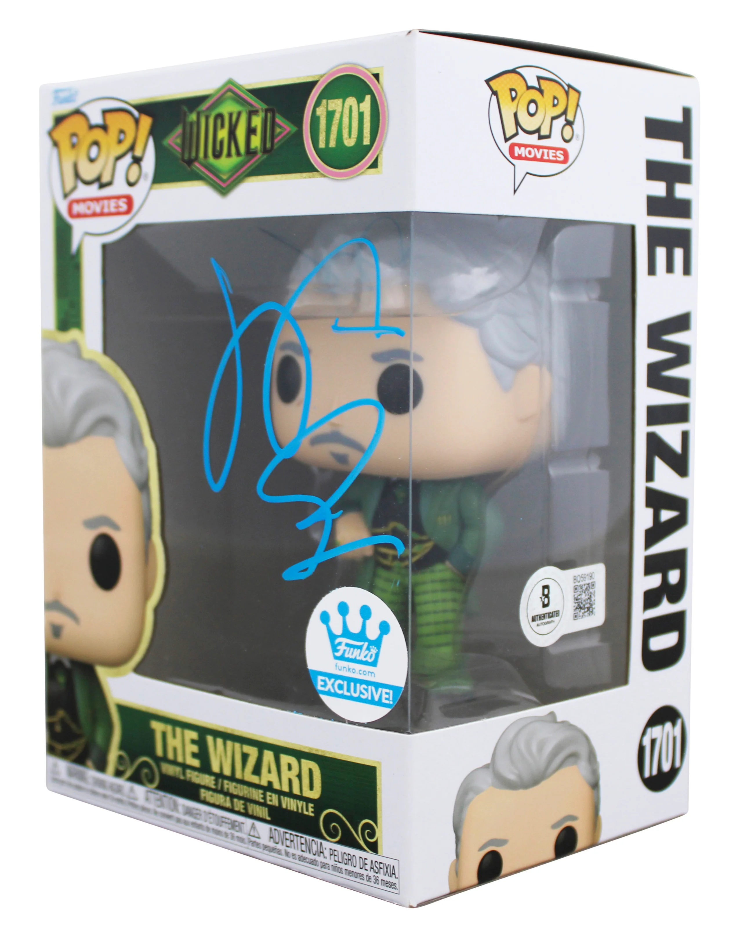 Jeff Goldblum Wicked Signed The Wizard #1701 Funko Pop Vinyl Figure BAS #BQ59190 - Image 3