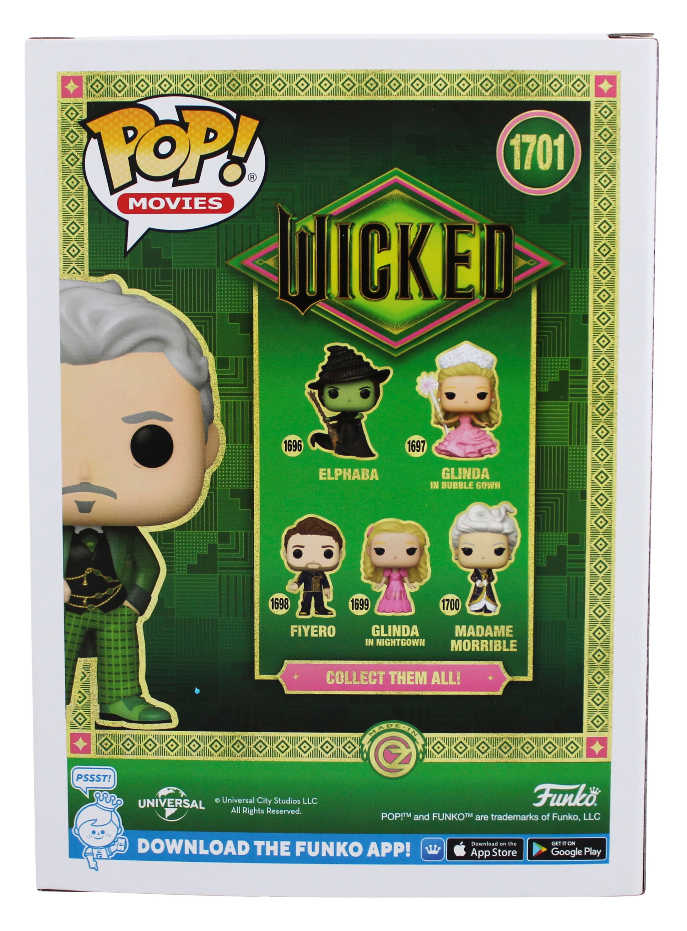 Jeff Goldblum Wicked Signed The Wizard #1701 Funko Pop Vinyl Figure BAS #BQ59190 - Image 5