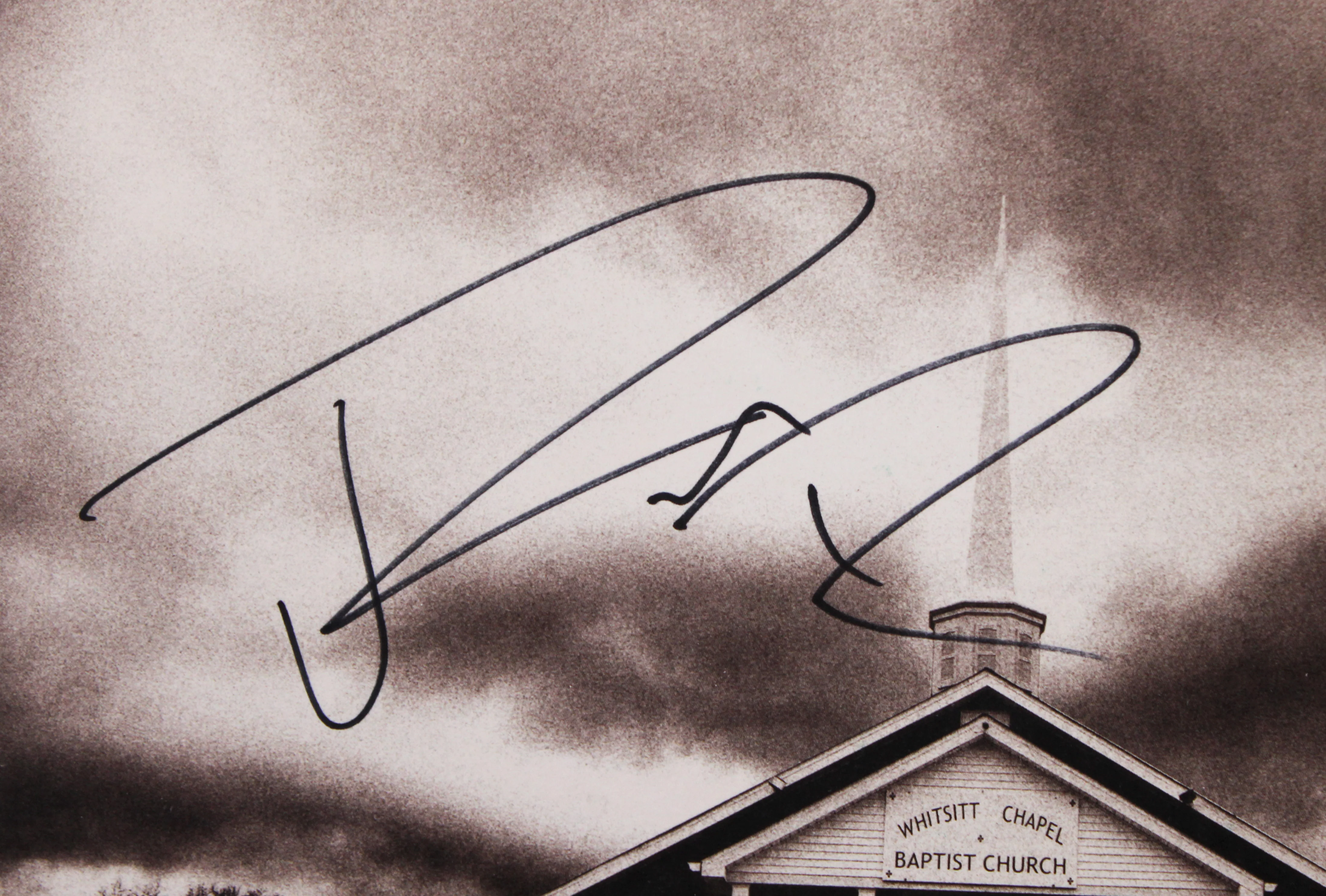 Jelly Roll Authentic Signed Whitsitt Chapel Album Cover W/ Vinyl BAS #BR84253 - Image 4