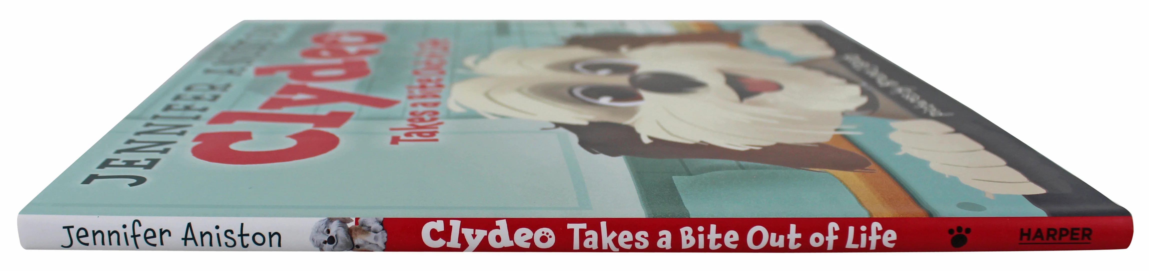 Jennifer Aniston Authentic Signed Clydeo Takes A Bite Out of Life Book JSA - Image 7