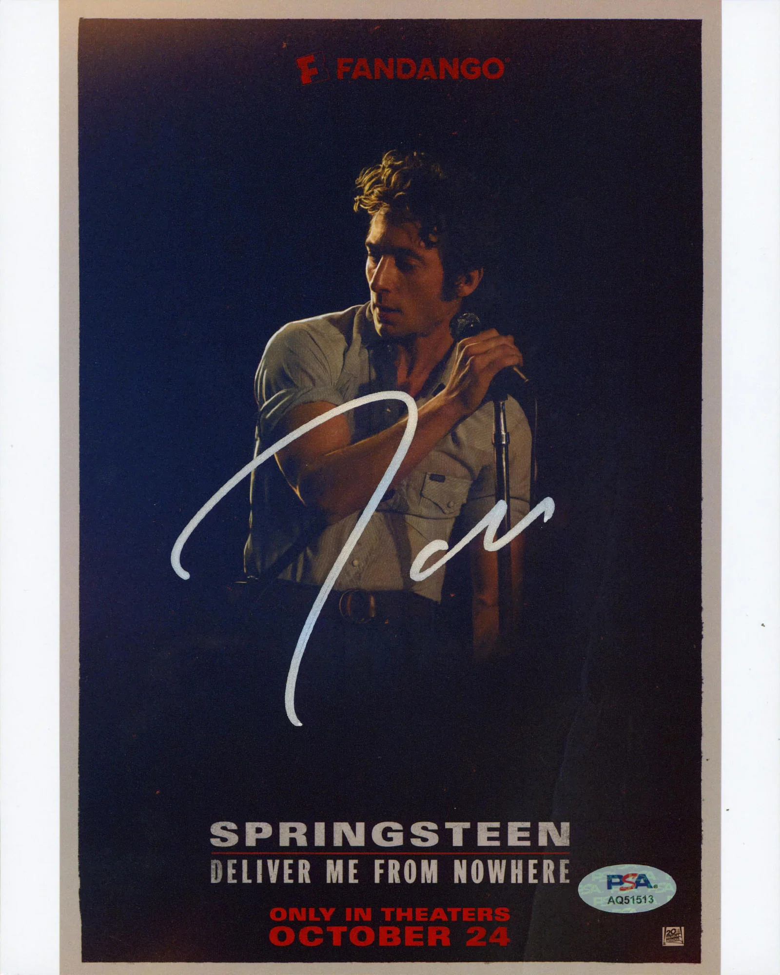 Jeremy Allen White Springsteen Authentic Signed 8x10 Photo PSA/DNA #AQ51513 - Image 2