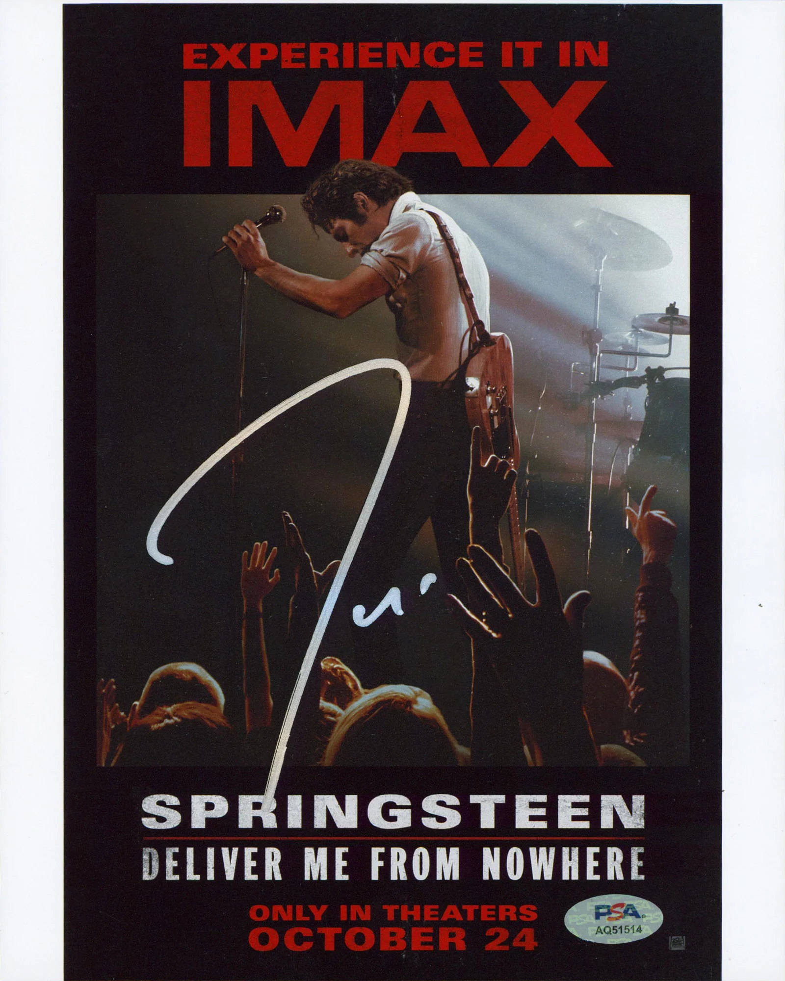 Jeremy Allen White Springsteen Authentic Signed 8x10 Photo PSA/DNA #AQ51514