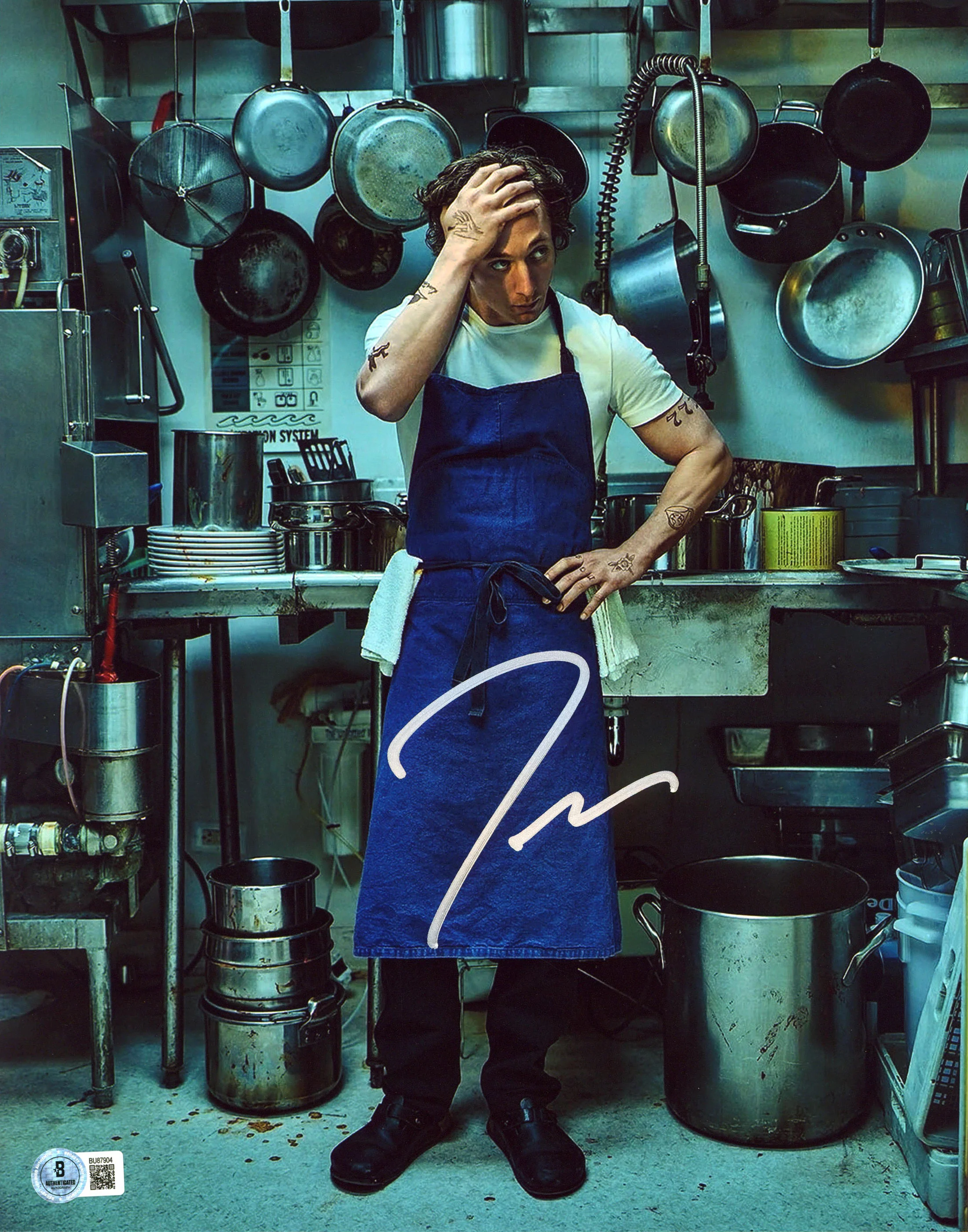 Jeremy Allen White The Bear Authentic Signed 11x14 Vertical Photo BAS #BU87904 - Image 2