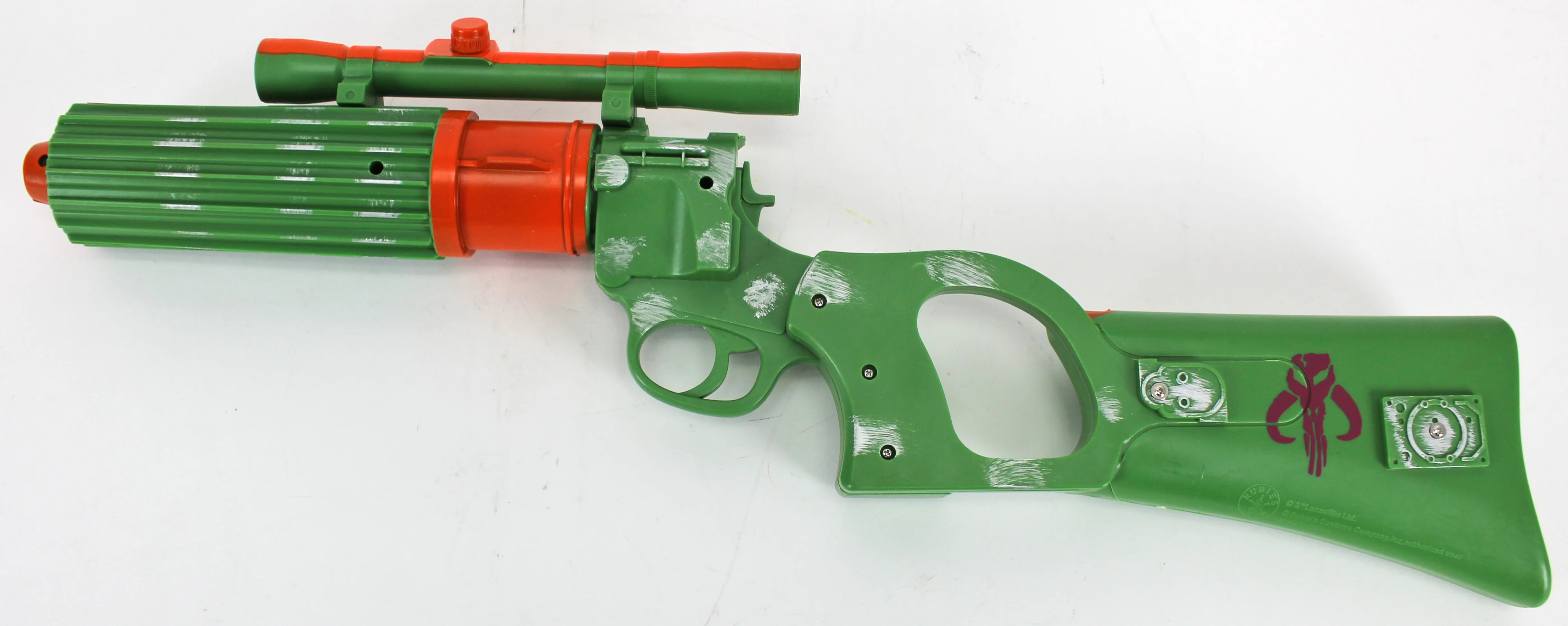 Jeremy Bulloch Star Wars "Boba Fett" Signed Boba Fett Plastic Toy Blaster BAS - Image 5