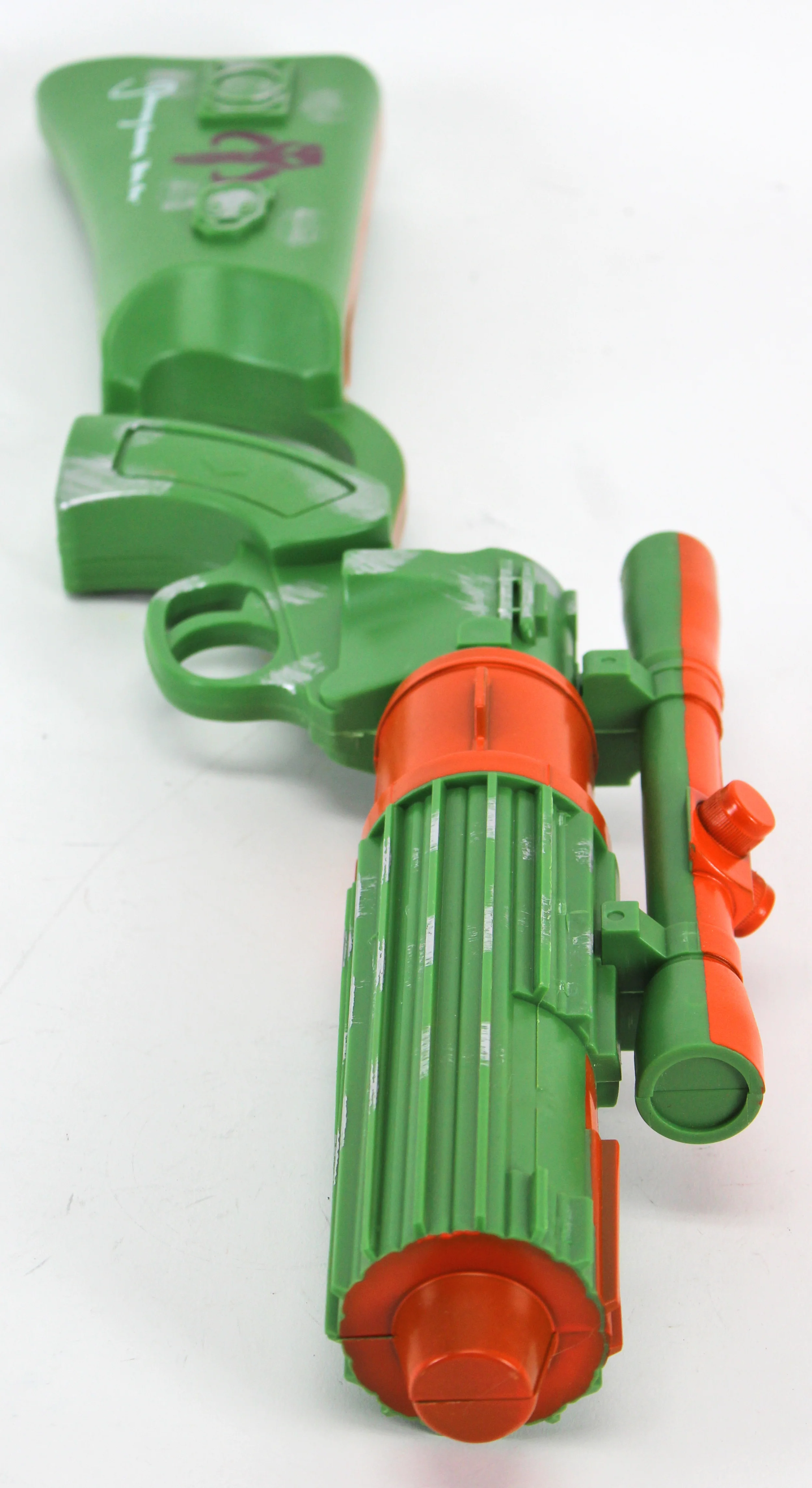 Jeremy Bulloch Star Wars "Boba Fett" Signed Boba Fett Plastic Toy Blaster BAS - Image 6