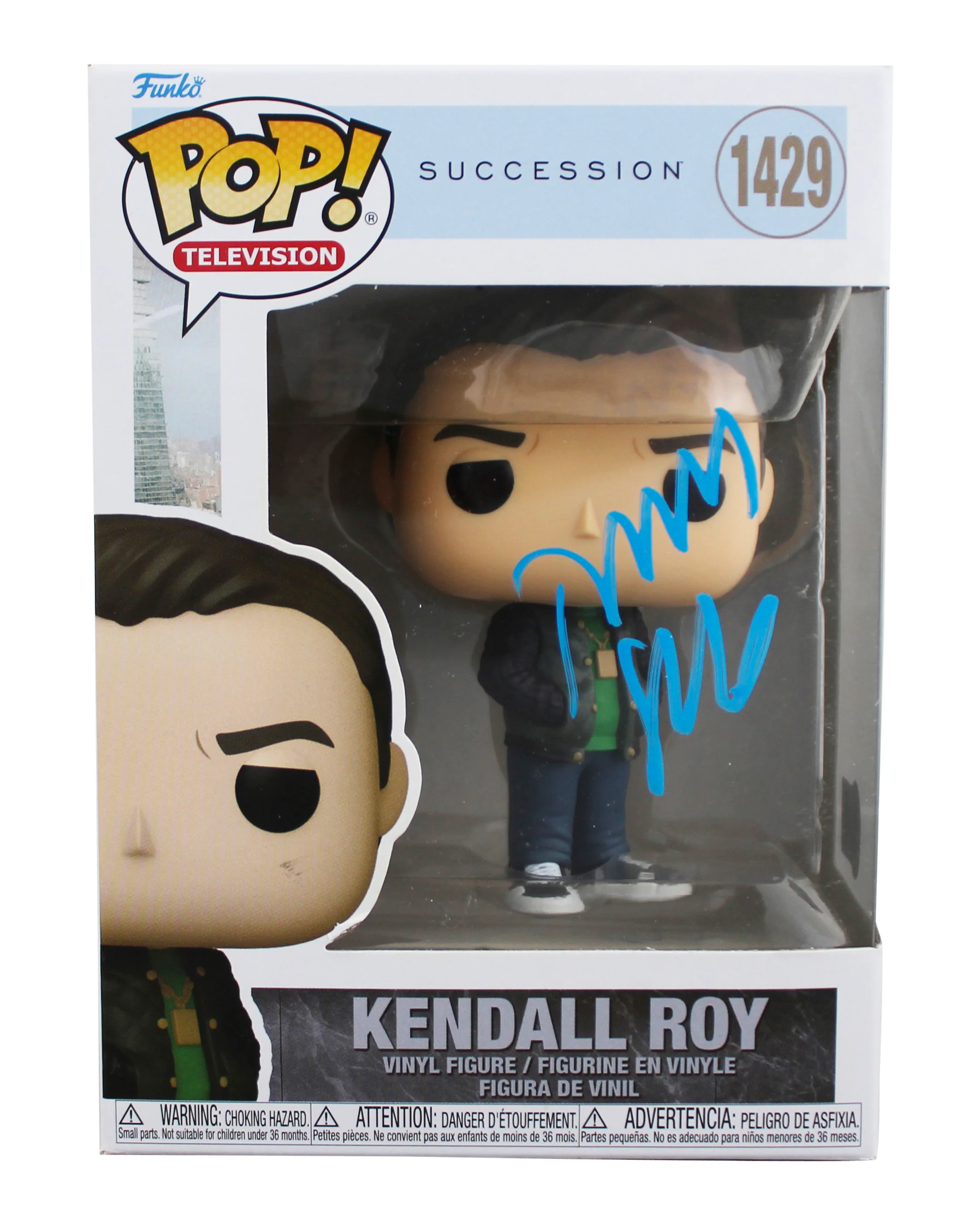 Jeremy Strong Succession Signed Kendall Roy #1429 Funko Pop Vinyl Figure BAS - Image 2