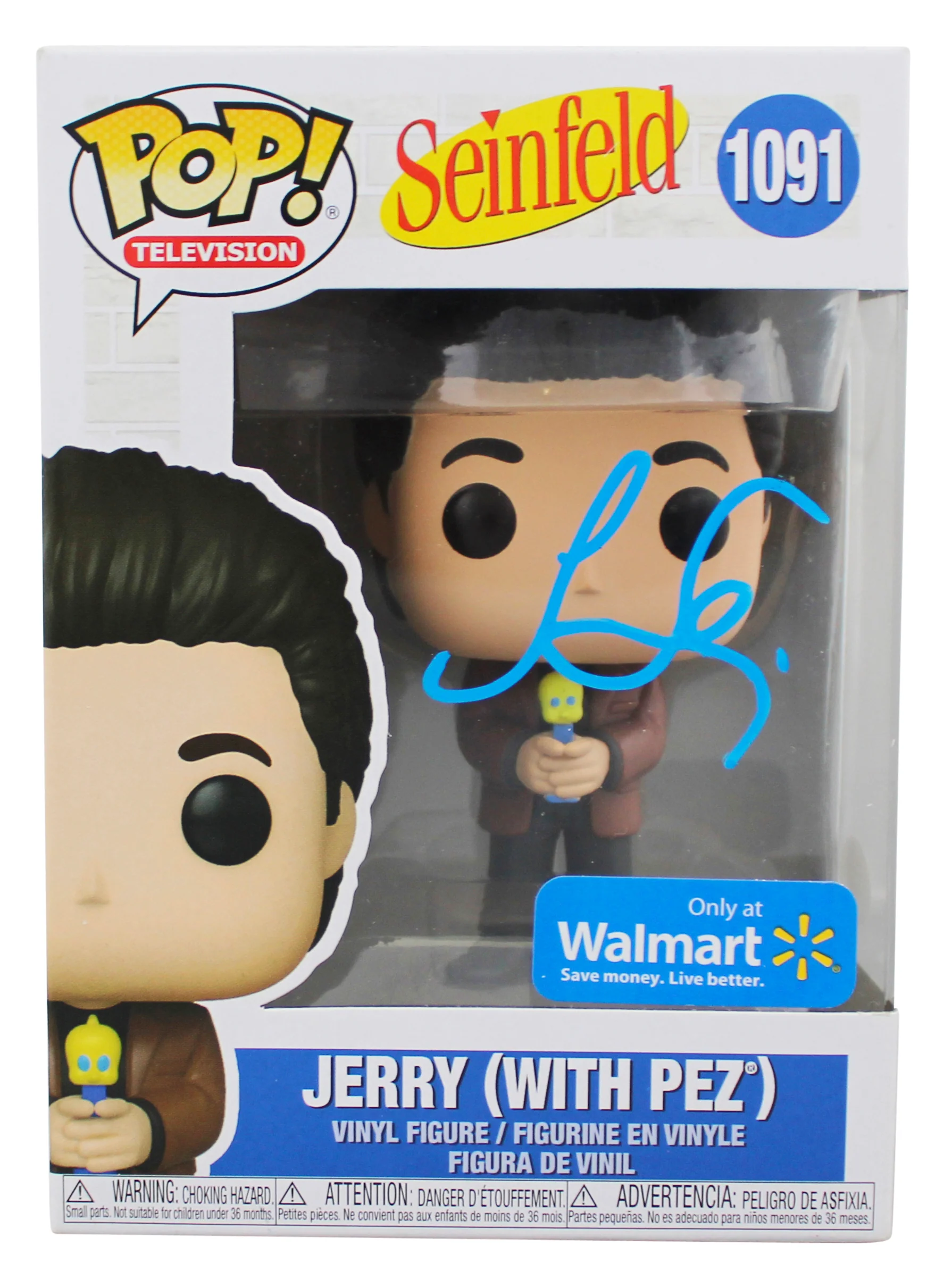 Jerry Seinfeld Signed Jerry (With Pez) #1091 Funko Pop Vinyl Figure JSA #CD80426 - Image 2