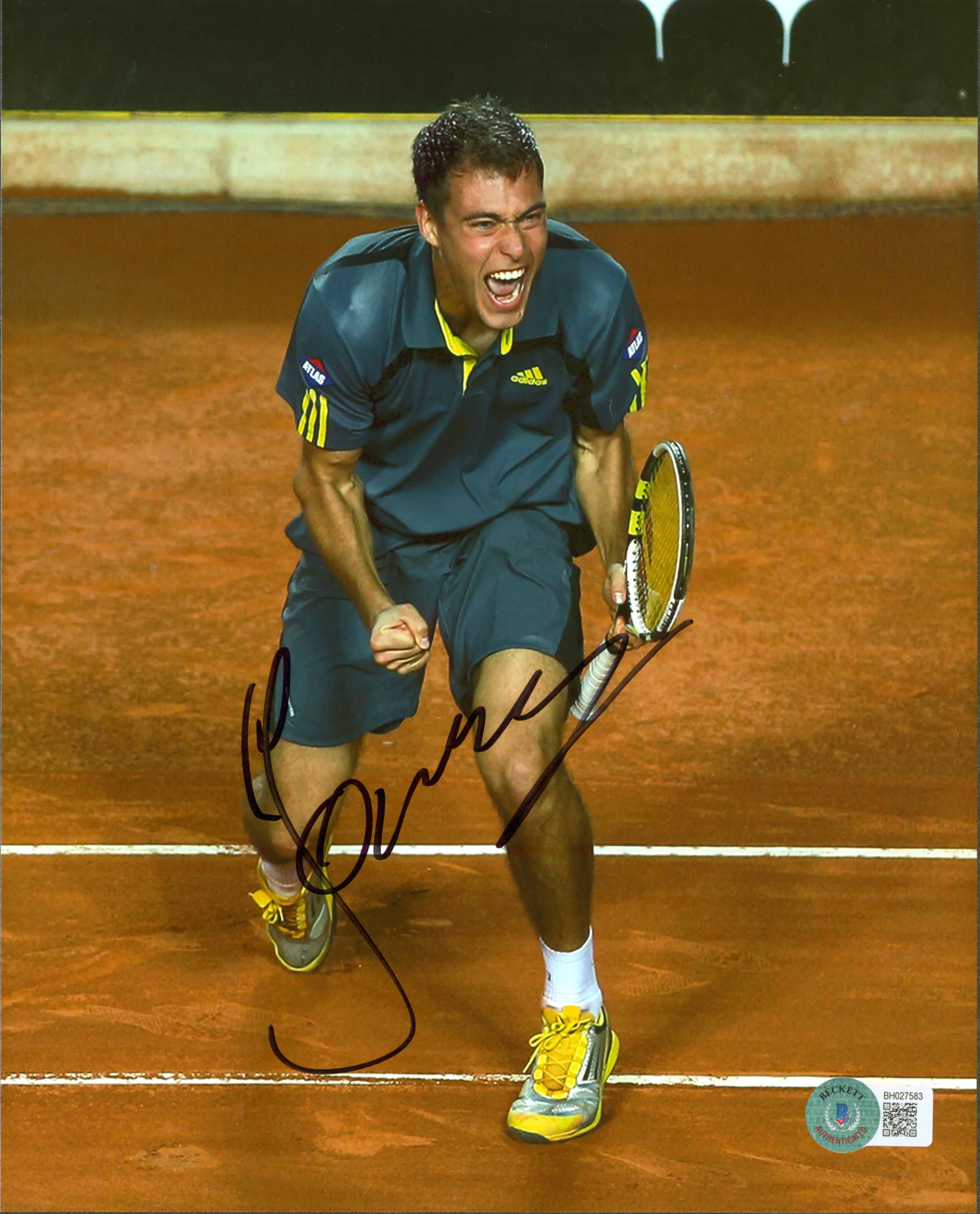 Jerzy Janowicz Authentic Signed 8x10 Photo Autographed BAS #BH027583 - Image 2
