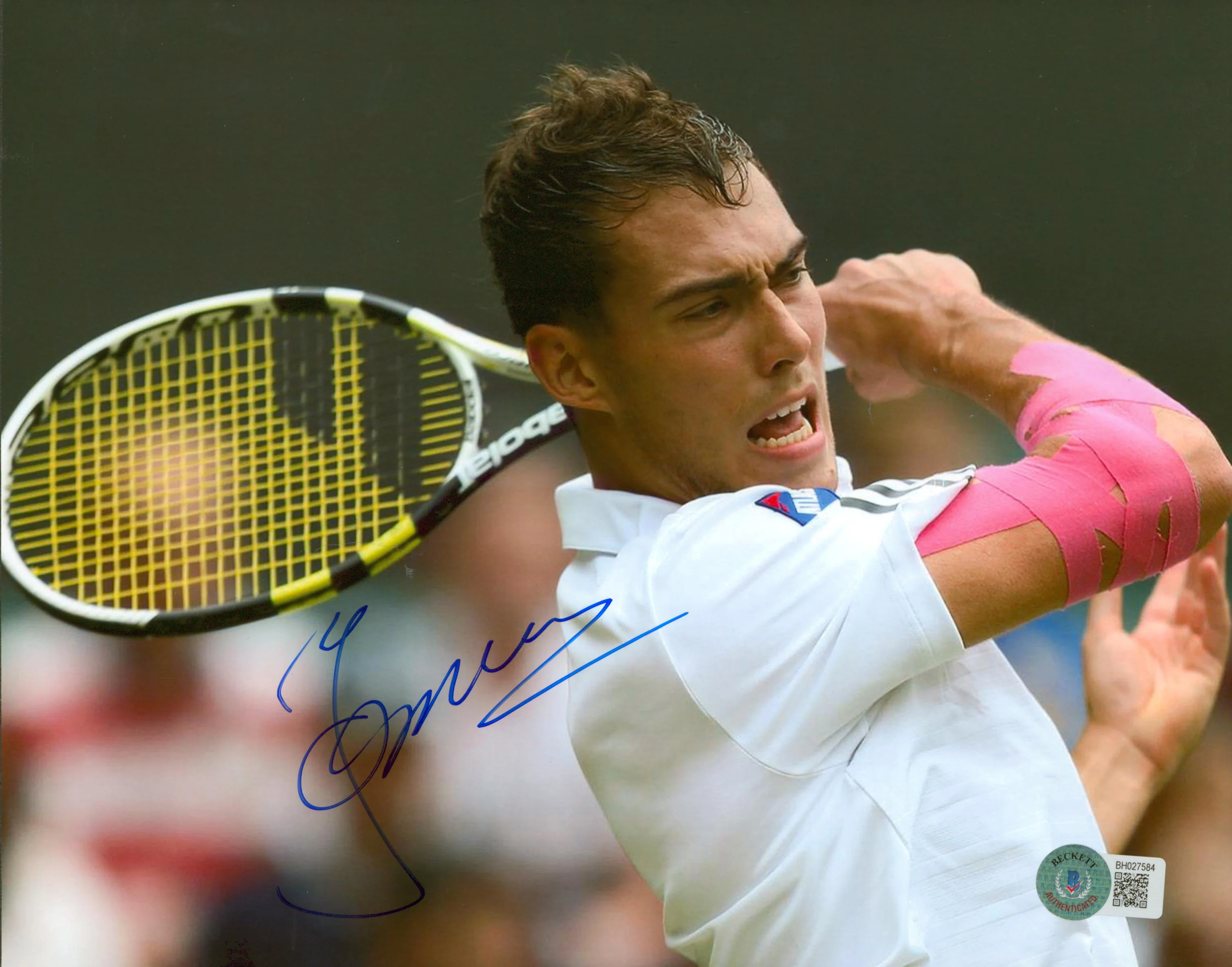 Jerzy Janowicz Authentic Signed 8x10 Photo Autographed BAS #BH027584 - Image 2