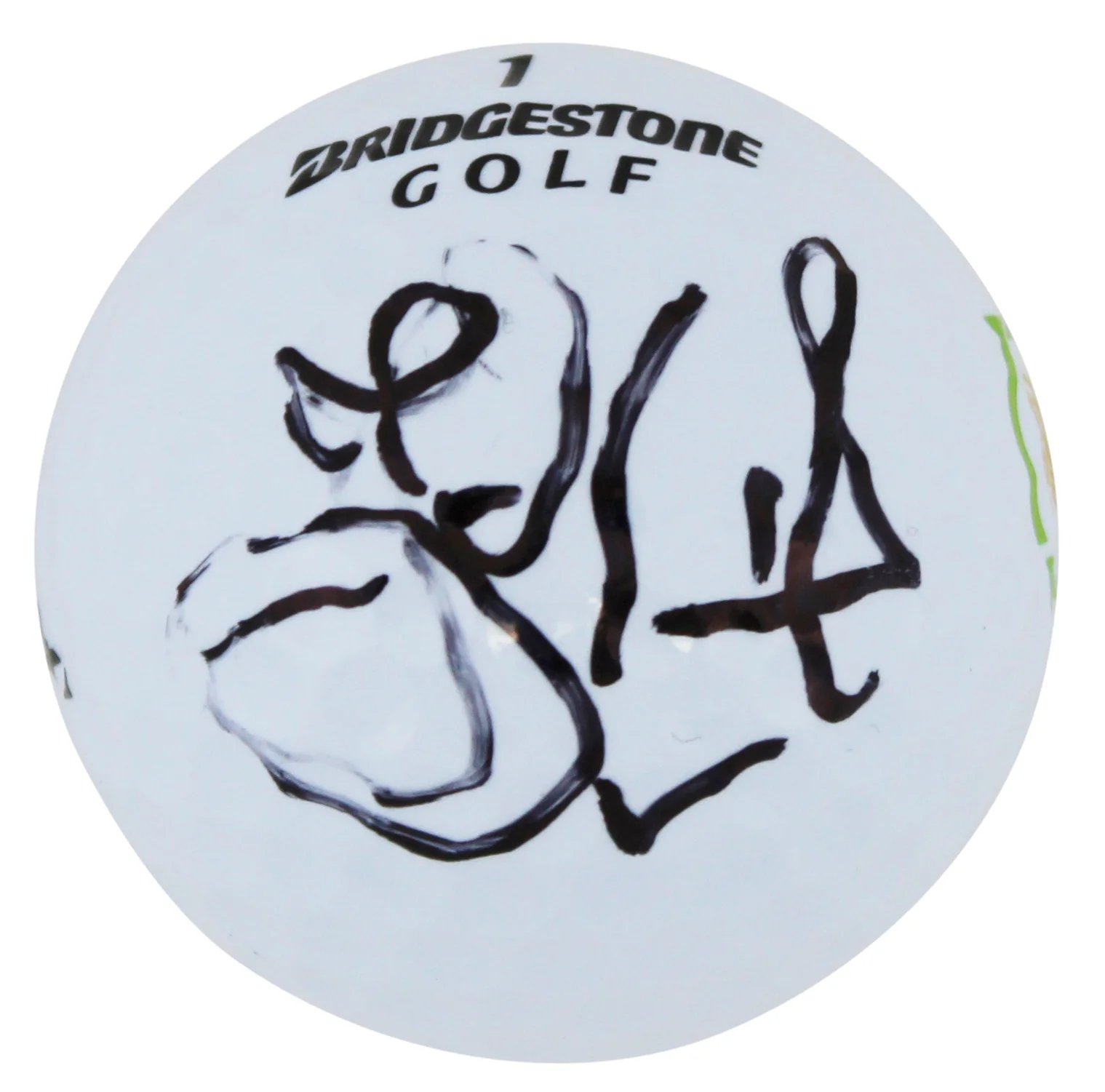 Jesper Parnavik Authentic Signed WM Open Logo Bridgestone Golf Ball BAS #AC33595 - Image 2