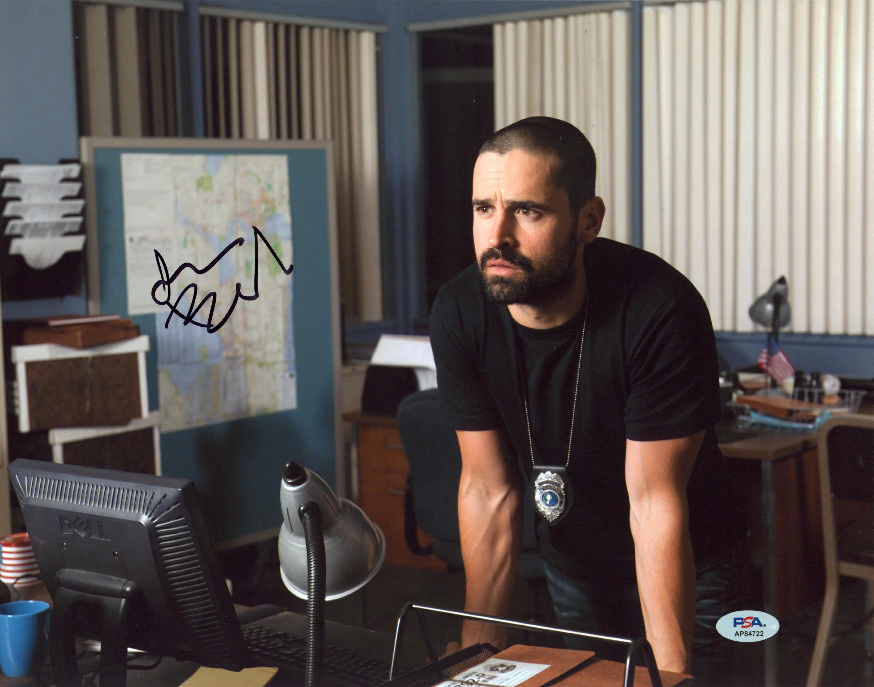 Jesse Bradford Badge Of Honor Authentic Signed 11x14 Photo PSA/DNA #AP84722 - Image 2