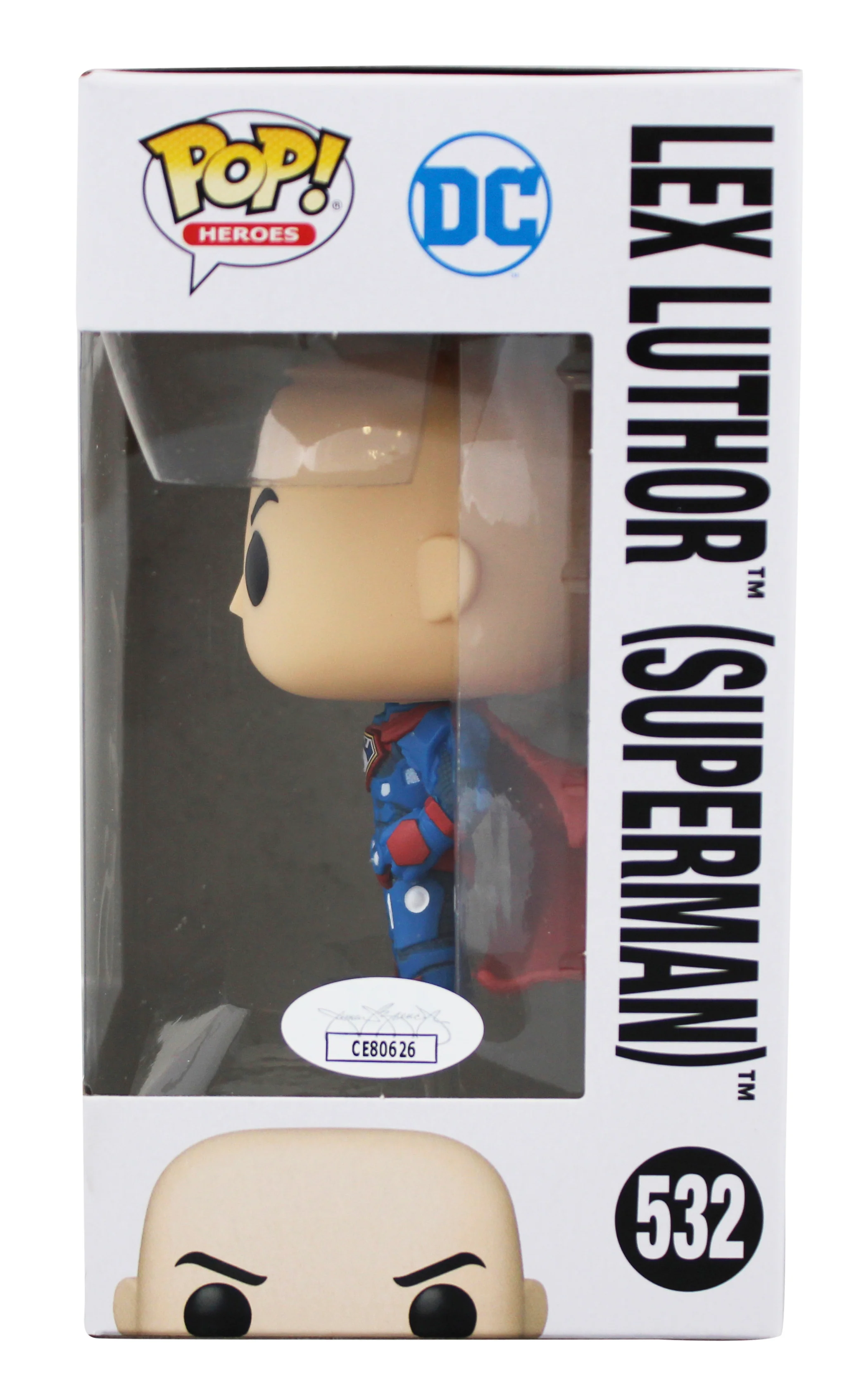 Jesse Eisenberg Superman Signed Lex Luthor #532 Funko Pop Vinyl Figure JSA - Image 4